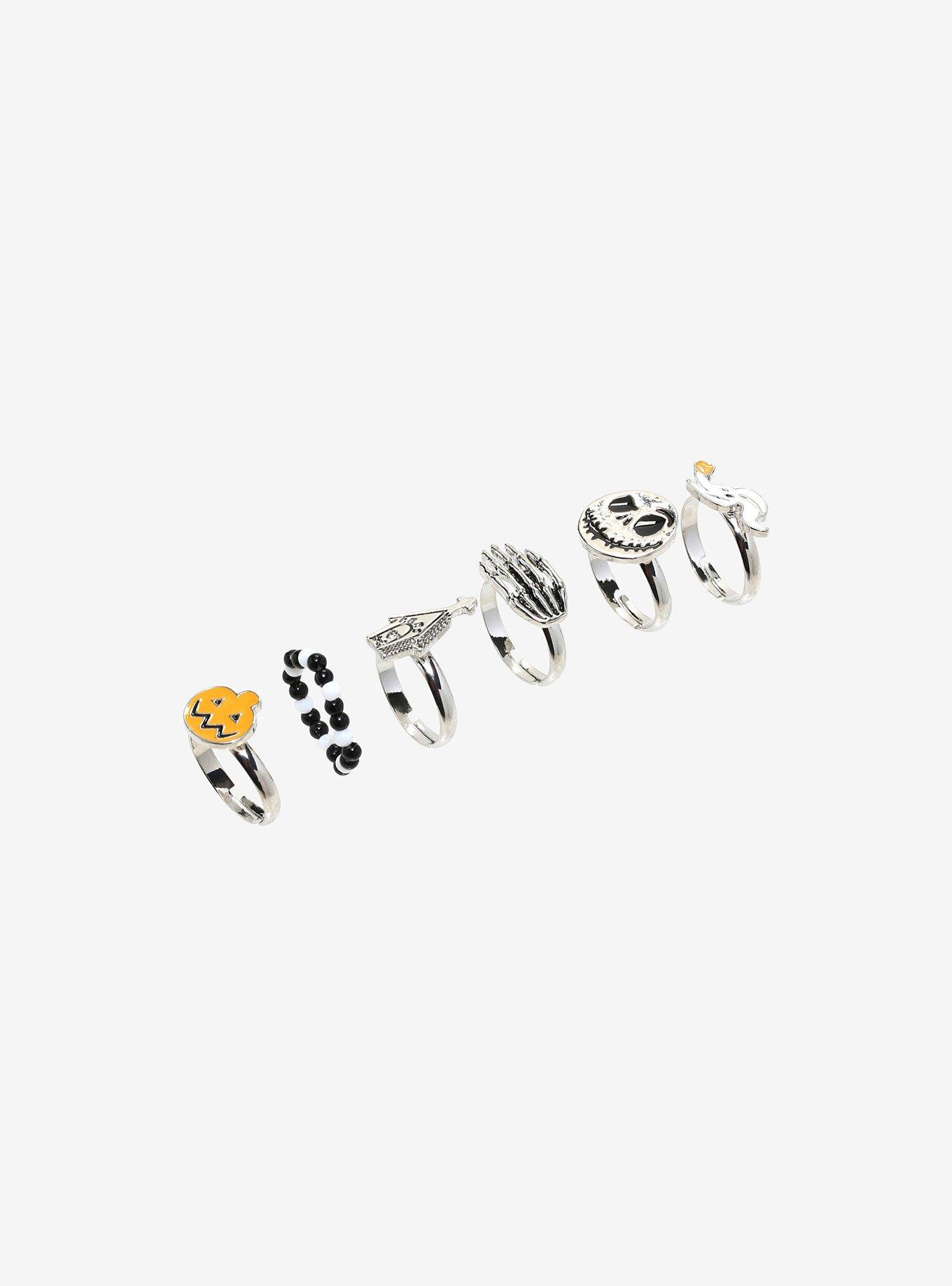 The Nightmare Before Christmas Jack Zero Grave Ring Set, , alternate