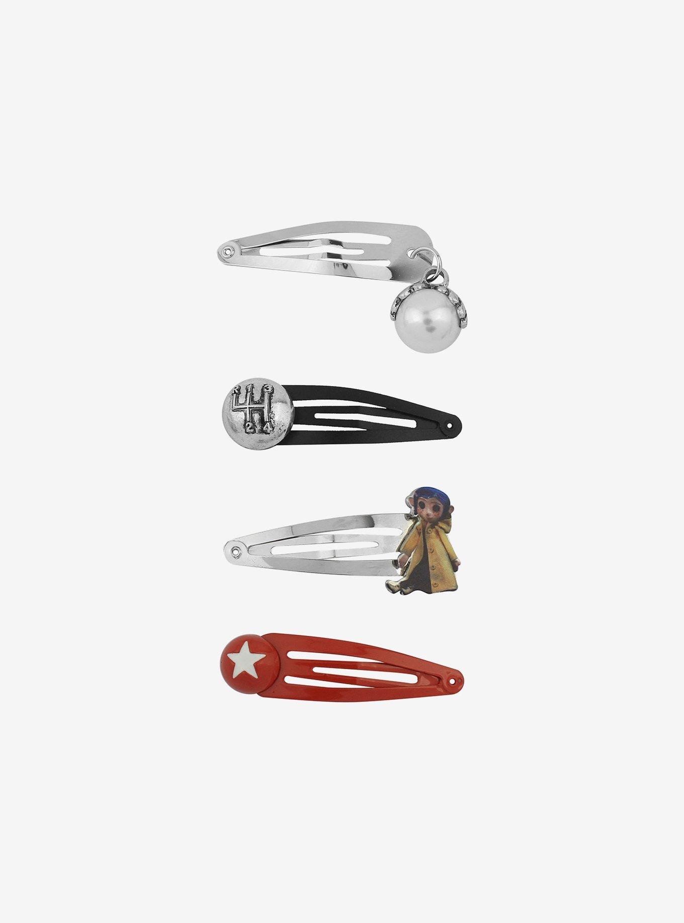 Coraline Charms Hair Clip Set, , alternate