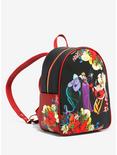 Disney Villains Group Portrait Floral Mini Backpack, , alternate