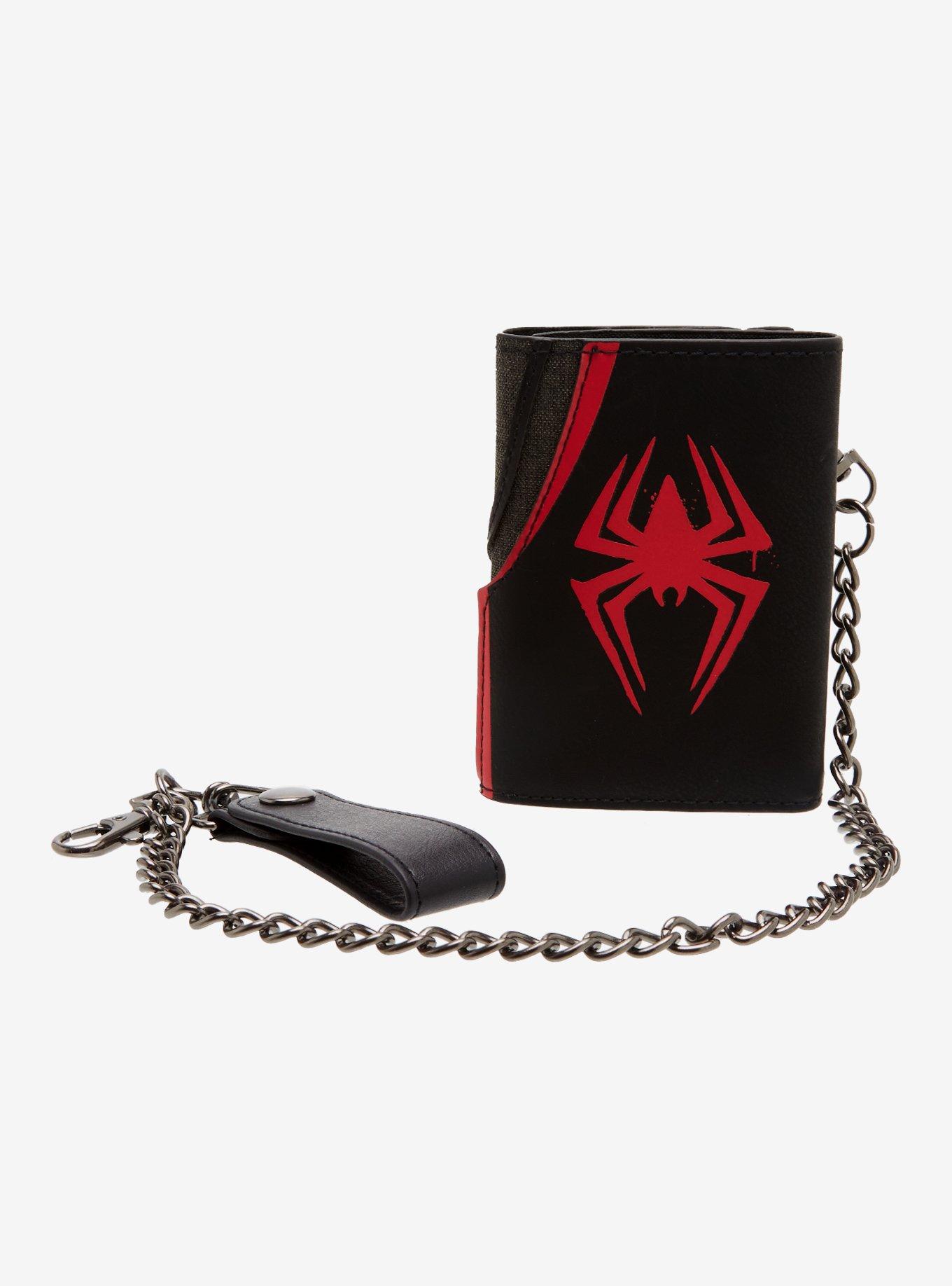 RGA Leatherworks Spider-Man Swinging Comics Chain Wallet