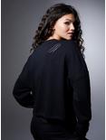 Her Universe Jurassic Park Logo Women's Tie-Front Long Sleeve T-Shirt, MULTI, alternate