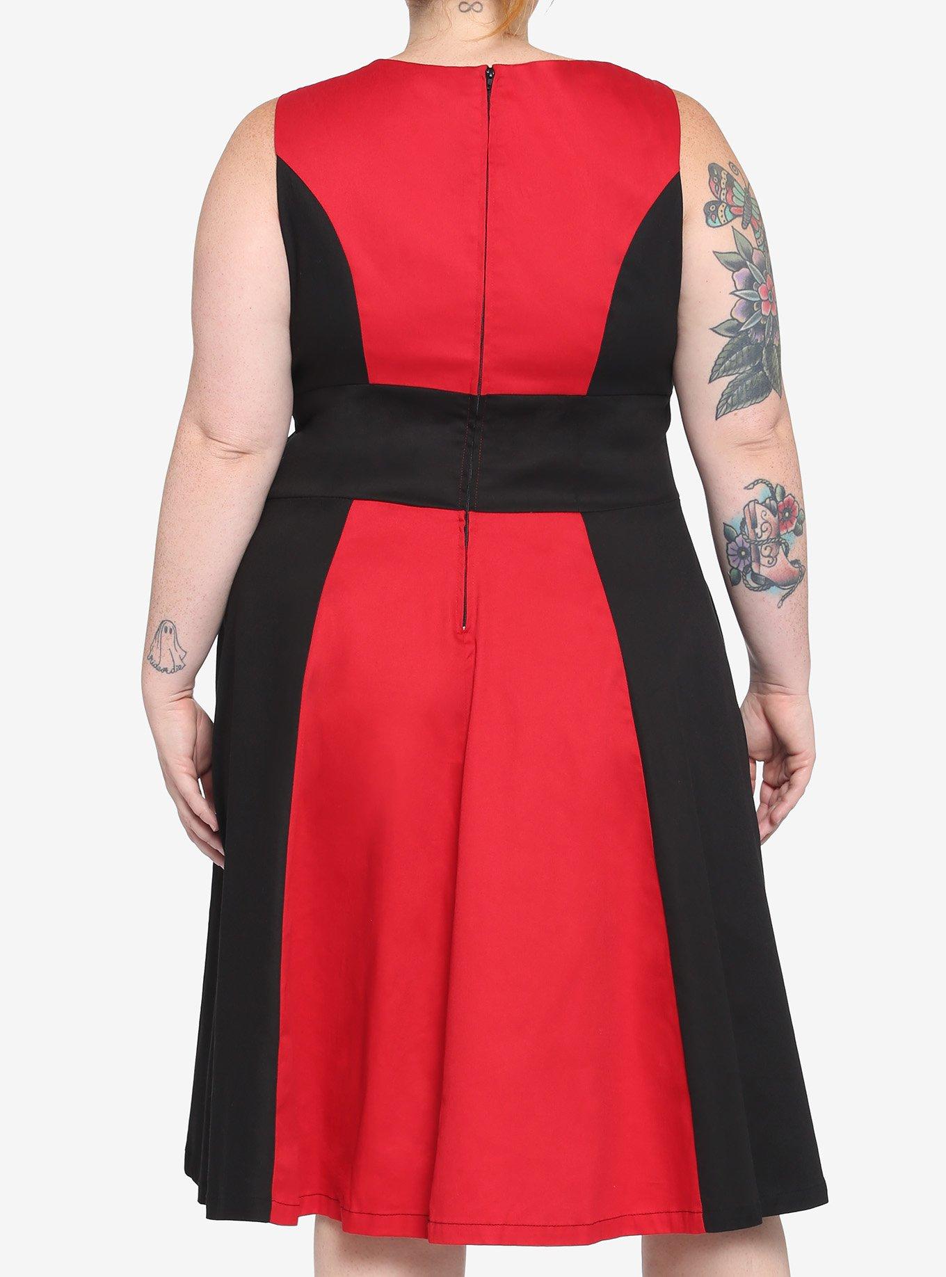 Her Universe Marvel WandaVision Scarlet Witch Women's Plus Size Dress, MULTI, alternate