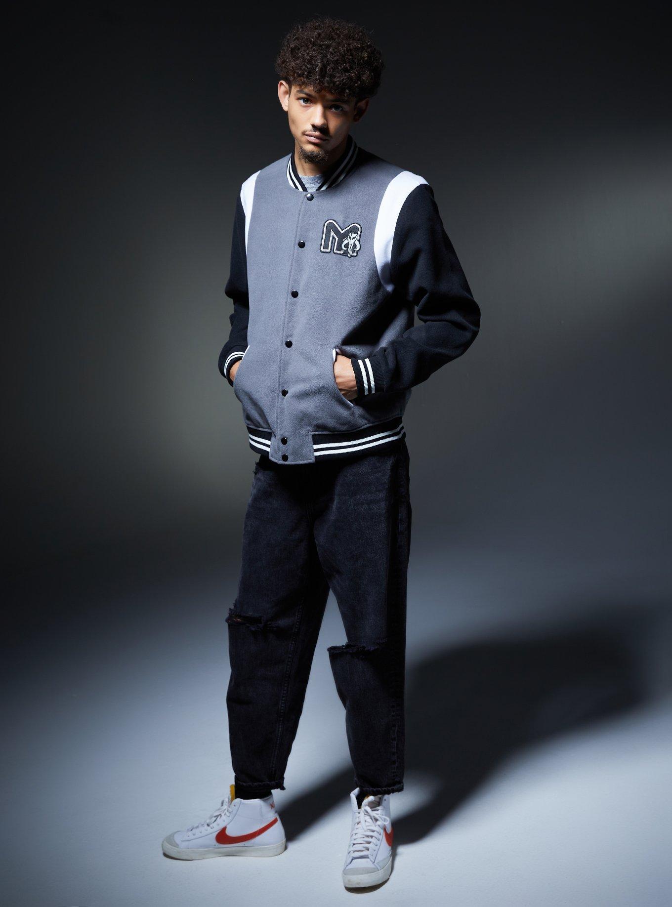 Our Universe Star Wars The Mandalorian Mythosaur Skull Bomber Jacket, MULTI, alternate