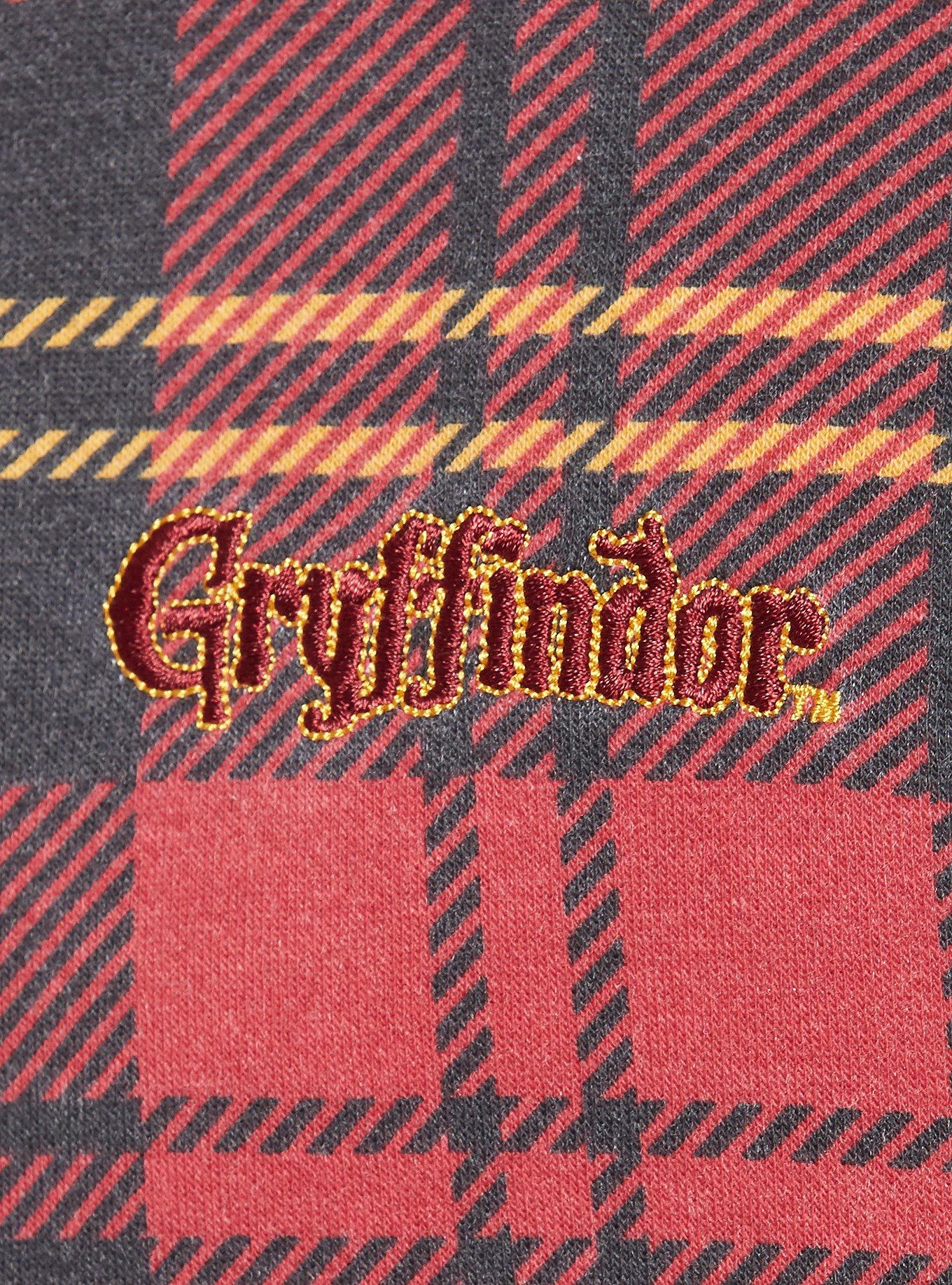 Our Universe Harry Potter Gryffindor Plaid Quarter-Zip Sweater, MULTI, alternate