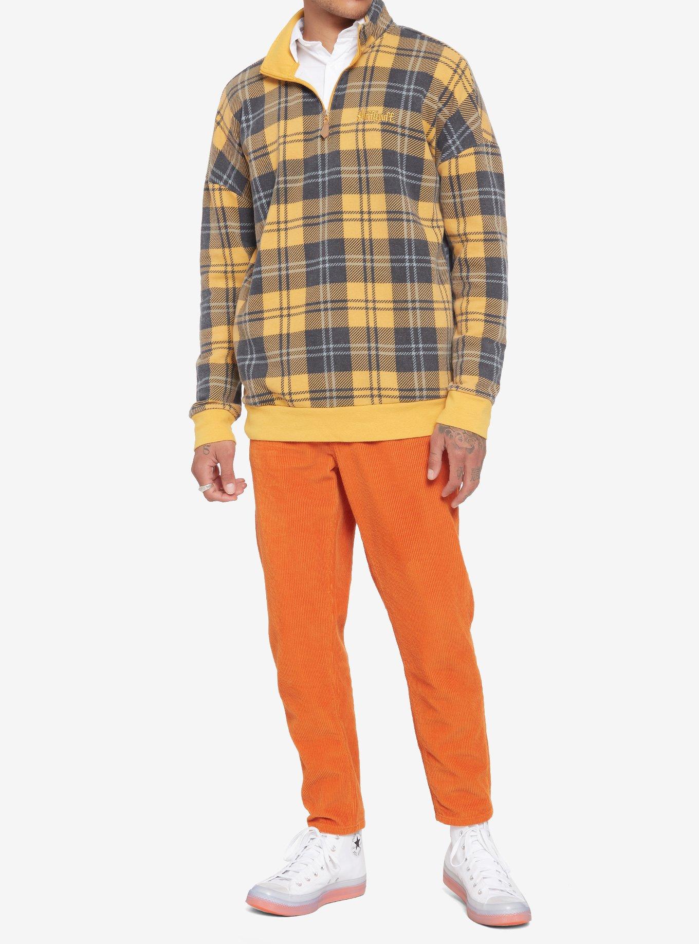 Our Universe Harry Potter Hufflepuff Quarter-Zip Sweater, MULTI, alternate