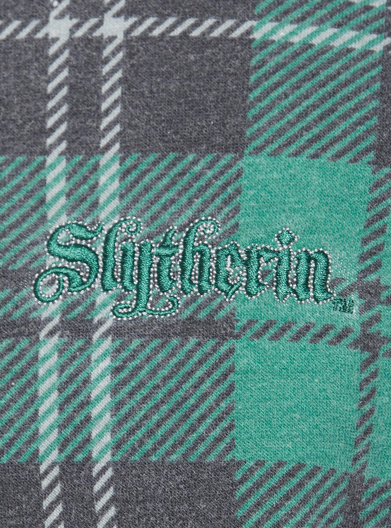 Our Universe Harry Potter Slytherin Plaid Quarter-Zip Sweater, MULTI, alternate