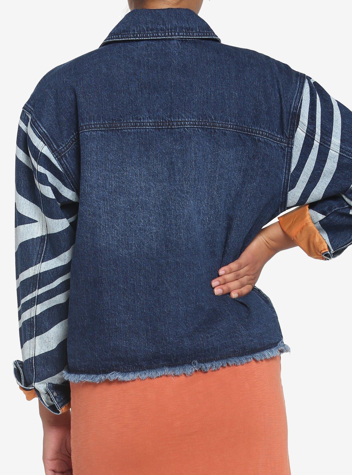 Her Universe Star Wars Ahsoka Tano Clone Trooper Denim Jacket, MEDIUM WASH, alternate