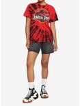 Jurassic Park Red Tie-Dye Boyfriend Fit Girls T-Shirt, MULTI, alternate