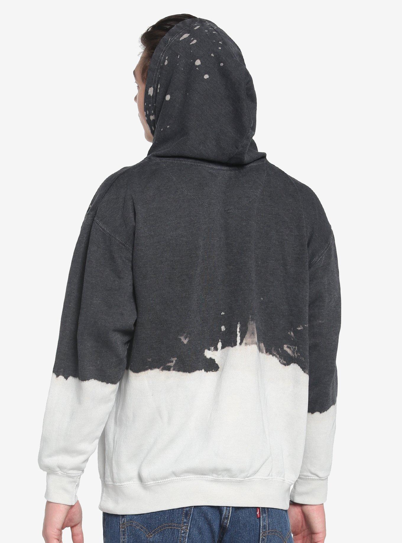 Stranger Things Logo Dip-Dye Hoodie, MULTI, alternate