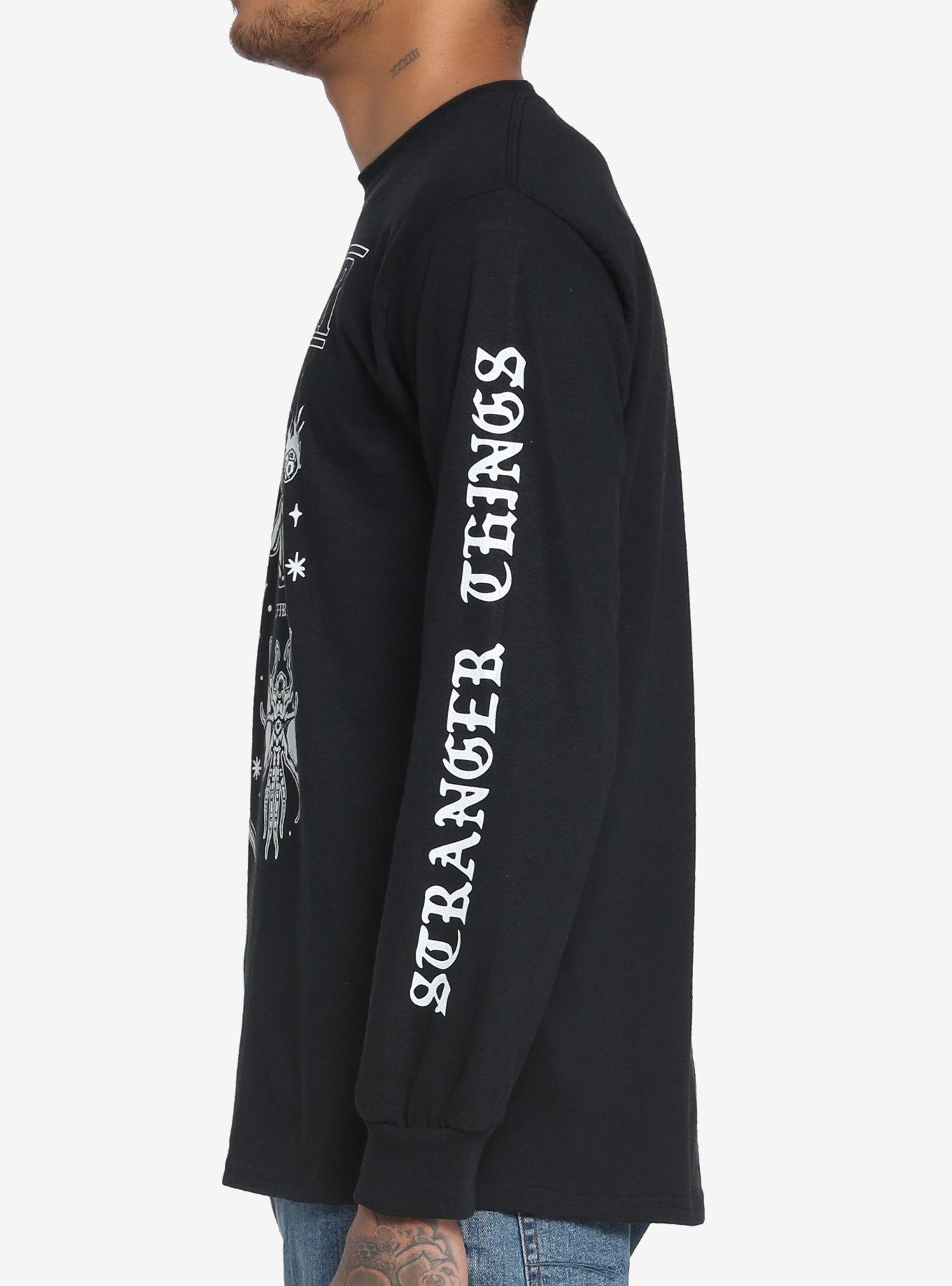 Stranger Things Icons Long-Sleeve T-Shirt, BLACK, alternate