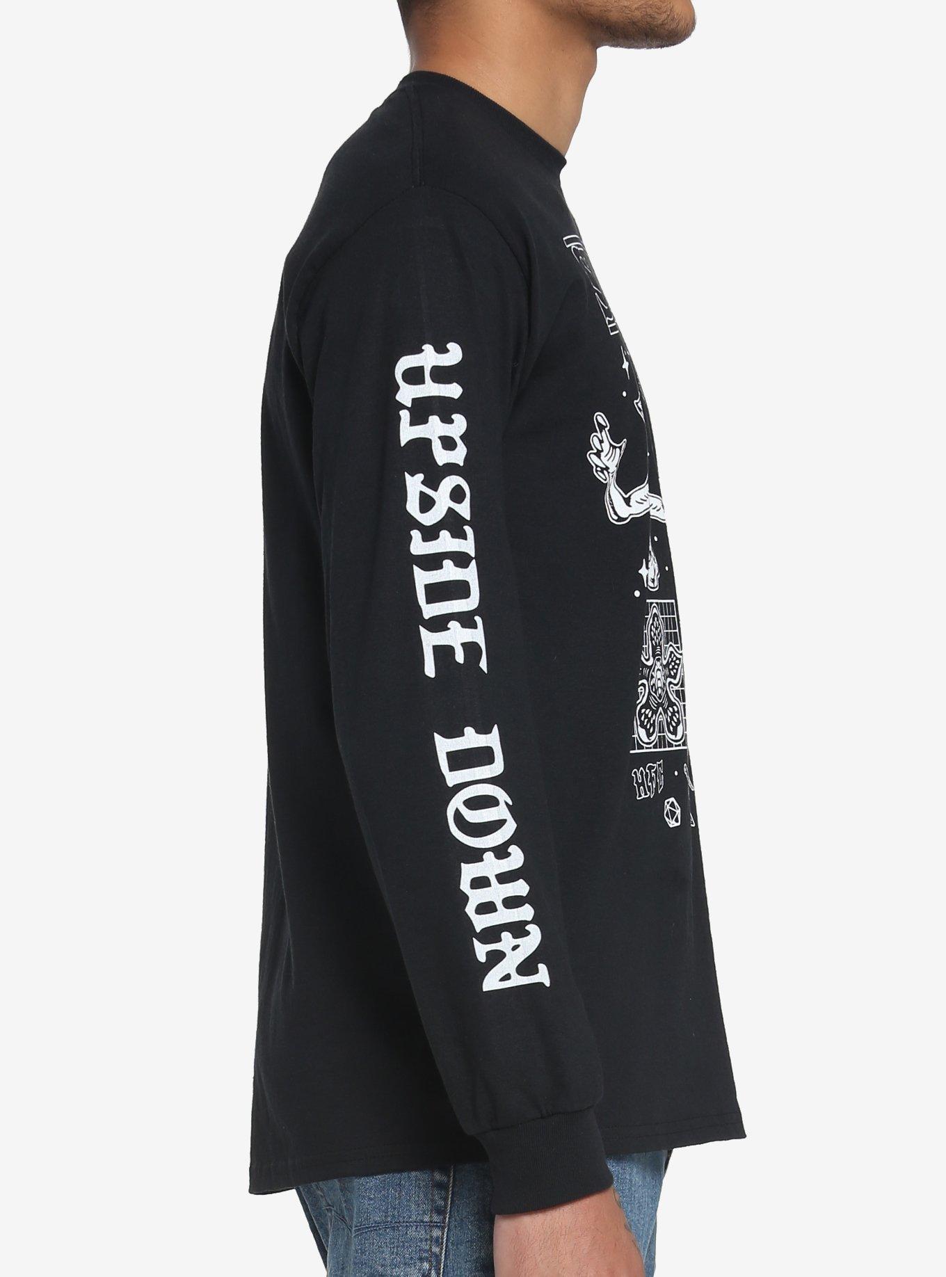 Stranger Things Icons Long-Sleeve T-Shirt, BLACK, alternate