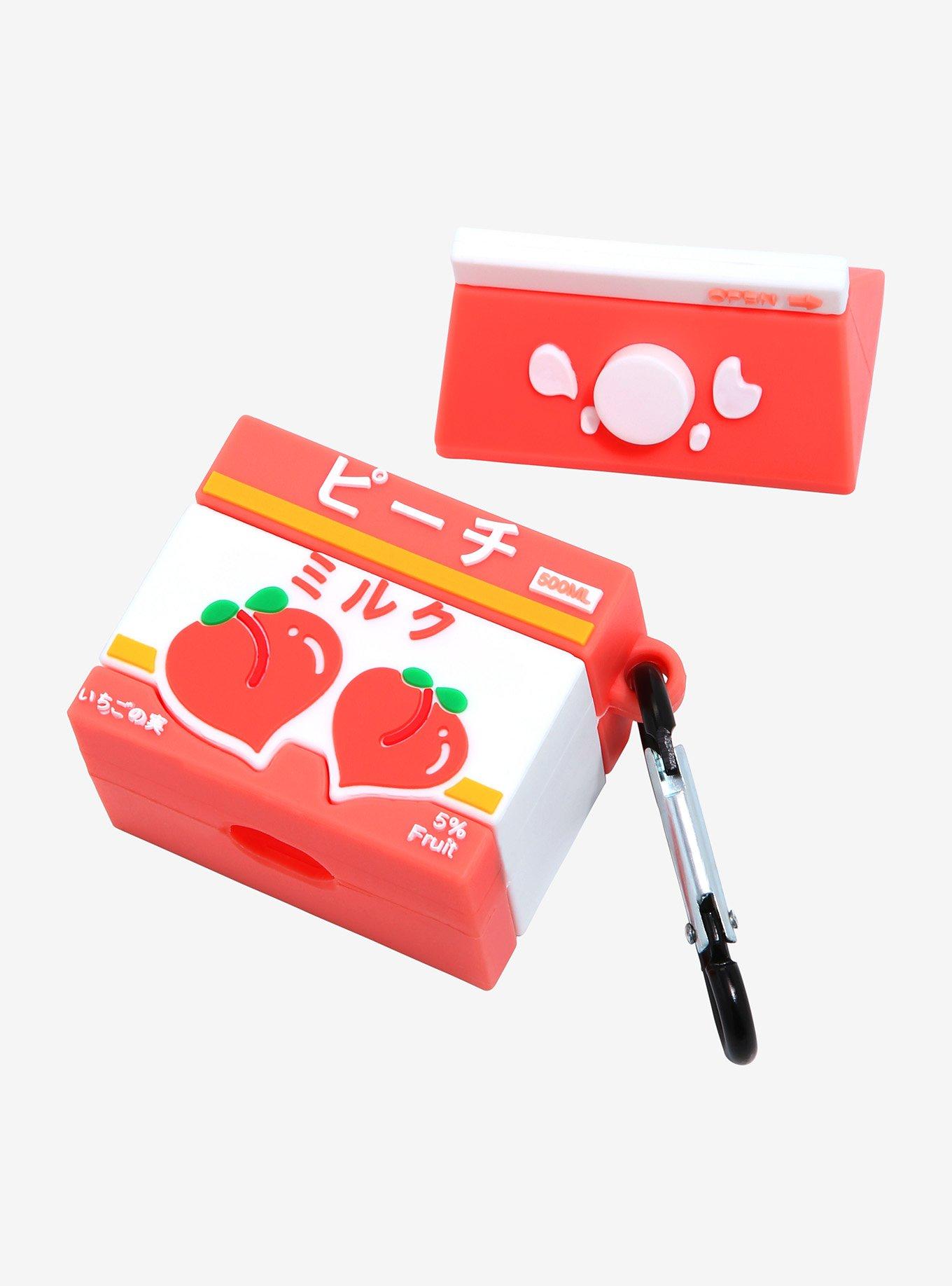 Peach Milk Wireless Earbud Case Cover, , alternate
