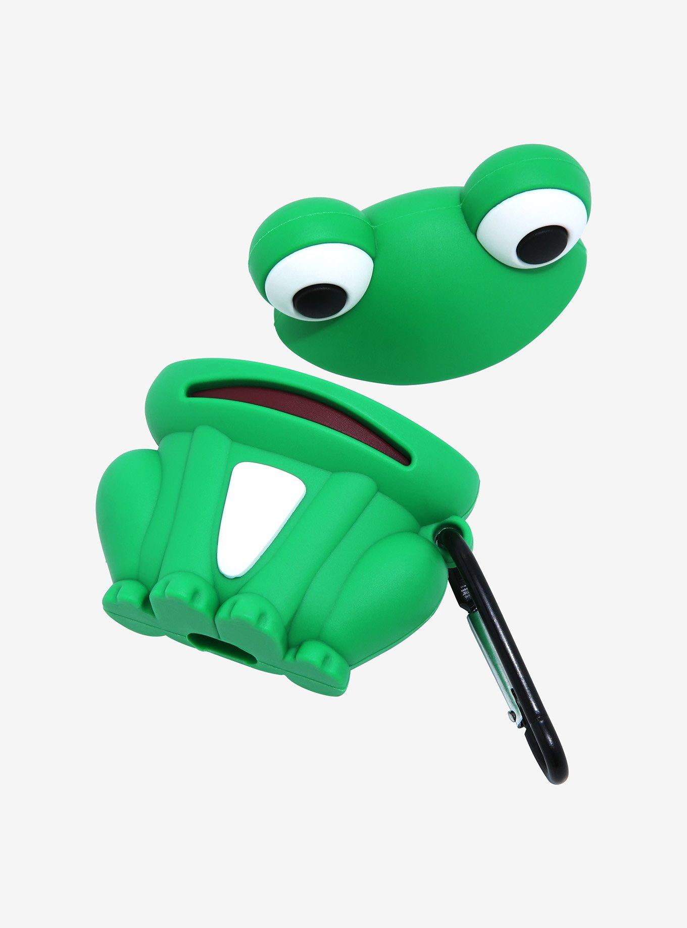 Green Frog Figural Wireless Earbud Case Cover, , alternate