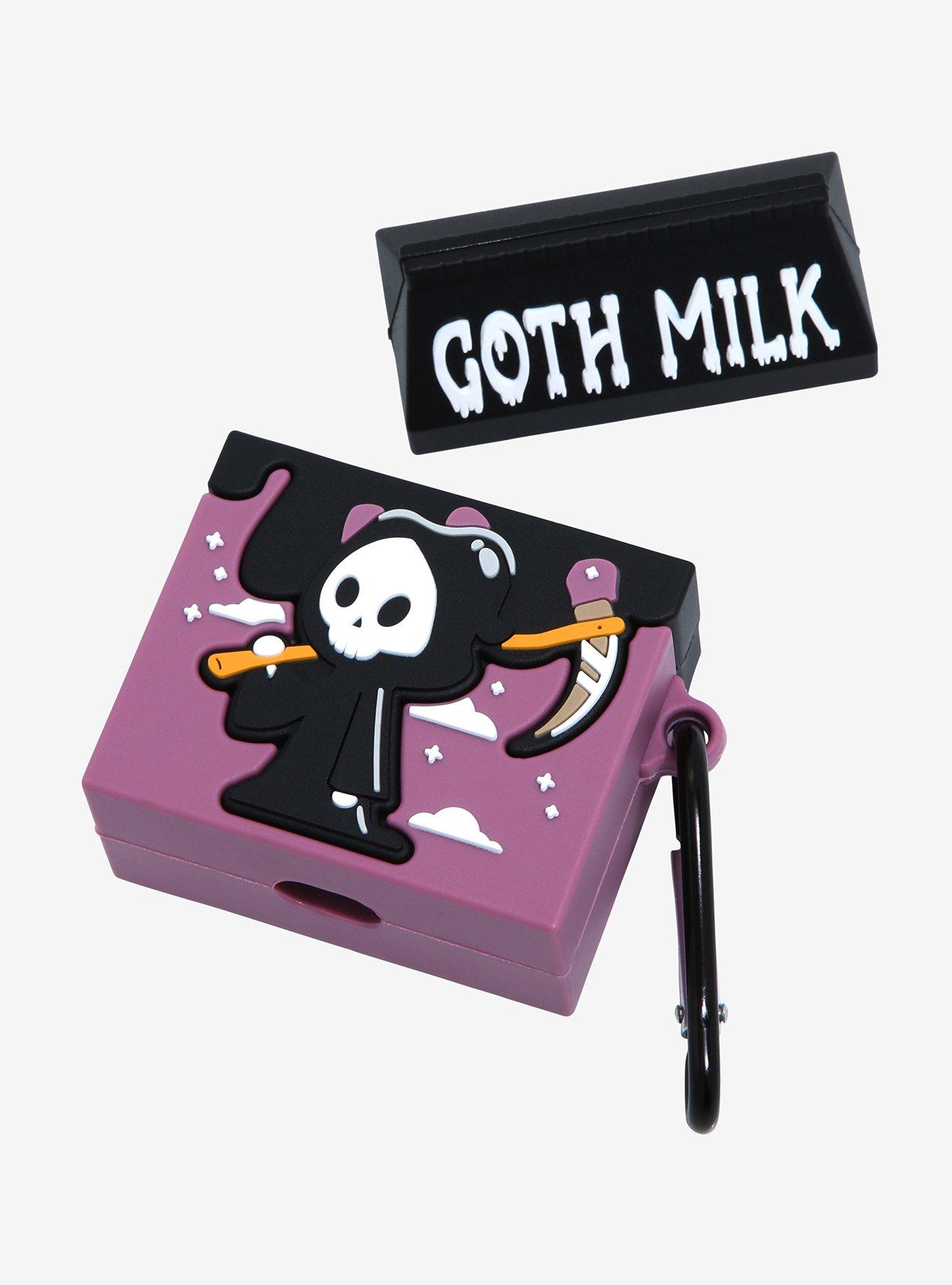 Goth Milk Wireless Earbud Case Cover, , alternate