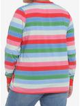 Chucky Stripe Cosplay Long-Sleeve T-Shirt Plus Size, MULTI STRIPE, alternate