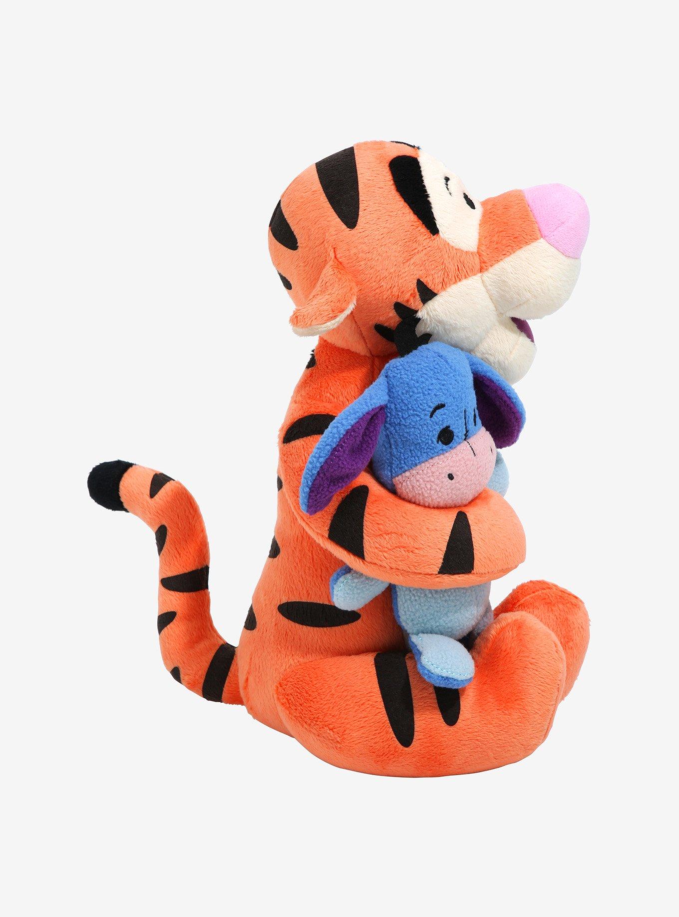 Disney Winnie the Pooh Tigger Holding Eeyore 10 Inch Plush, , alternate