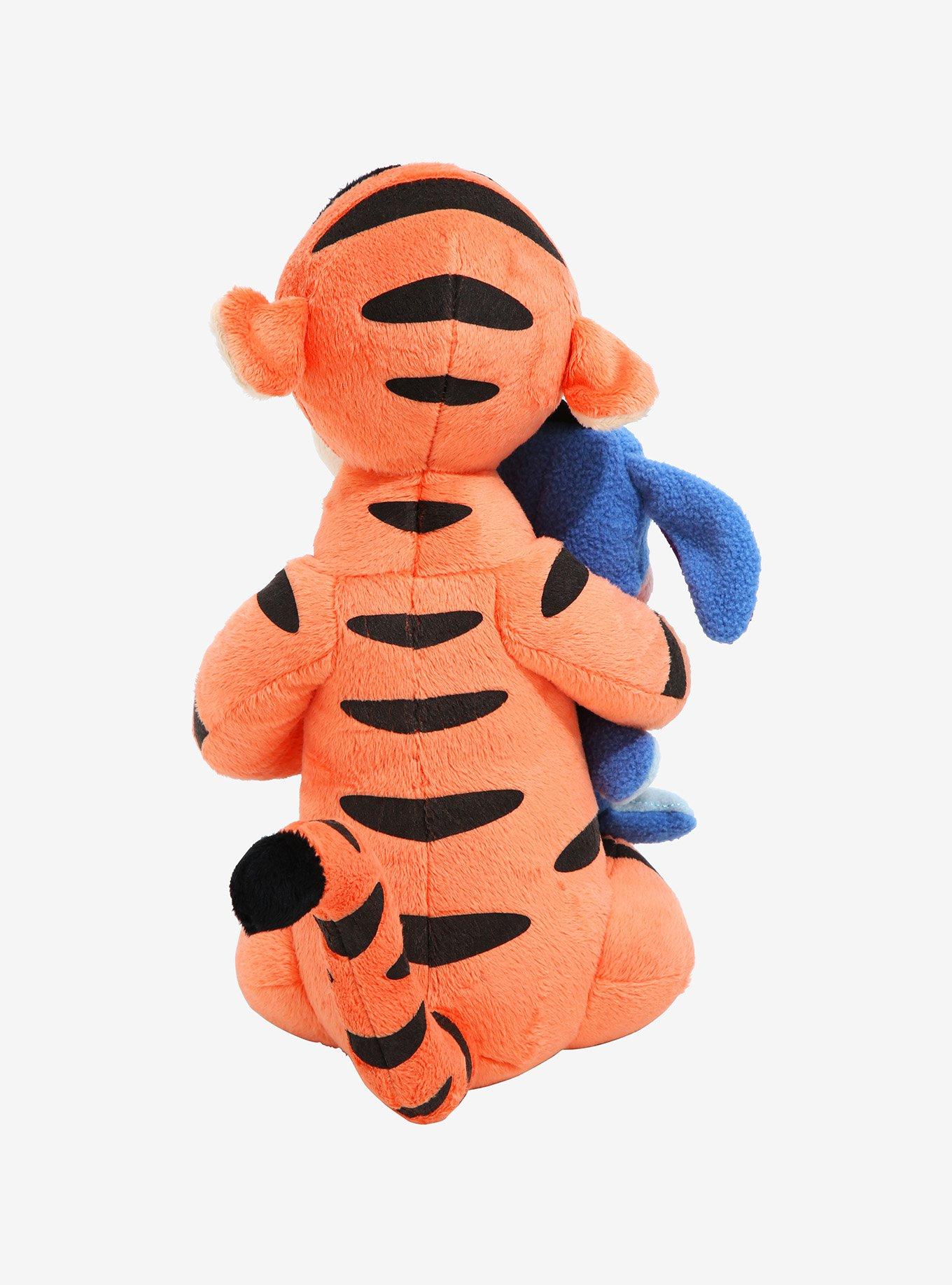 Disney Winnie the Pooh Tigger Holding Eeyore 10 Inch Plush, , alternate