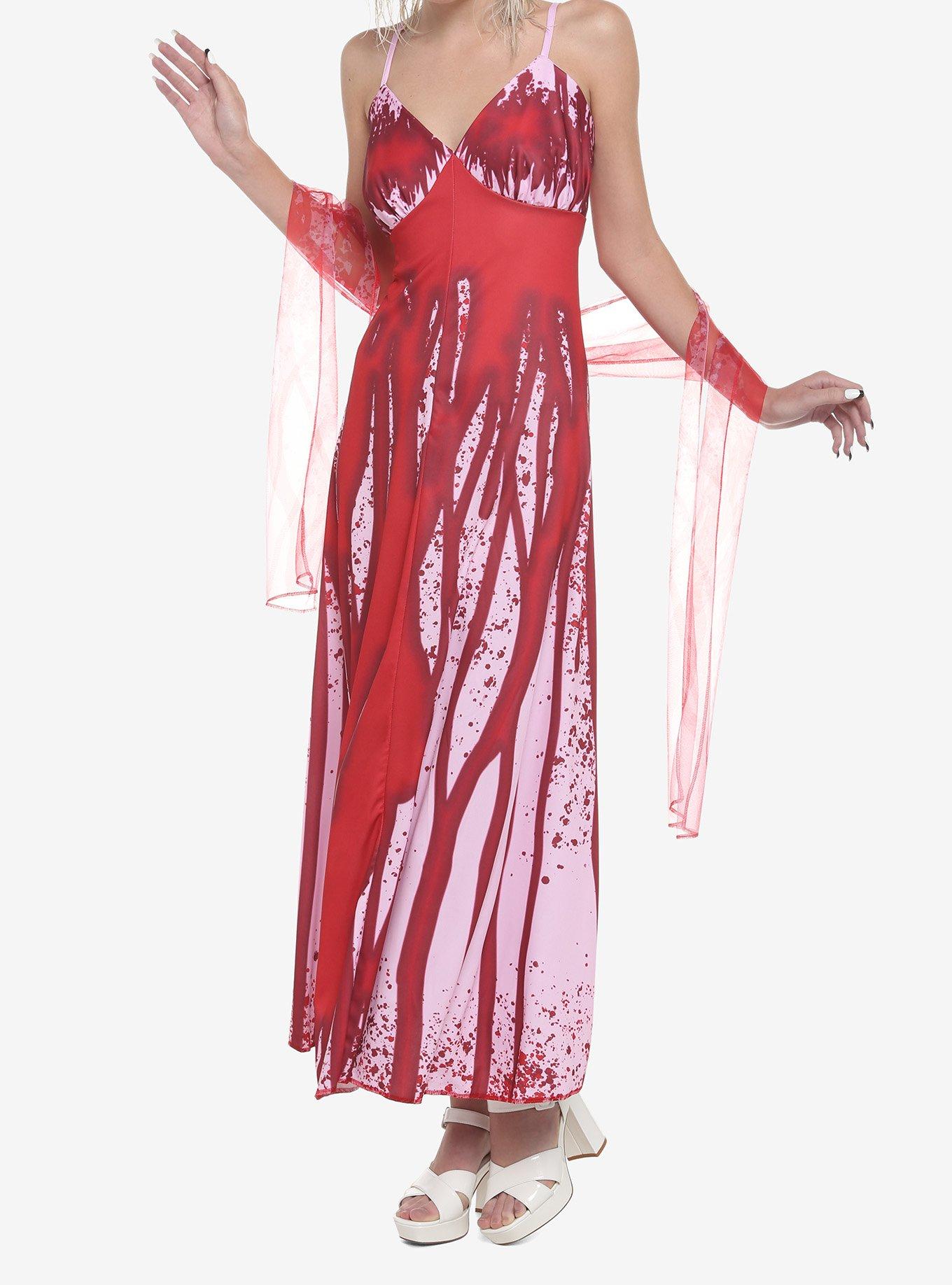 Carrie Bloody Dress Costume, MULTI, alternate