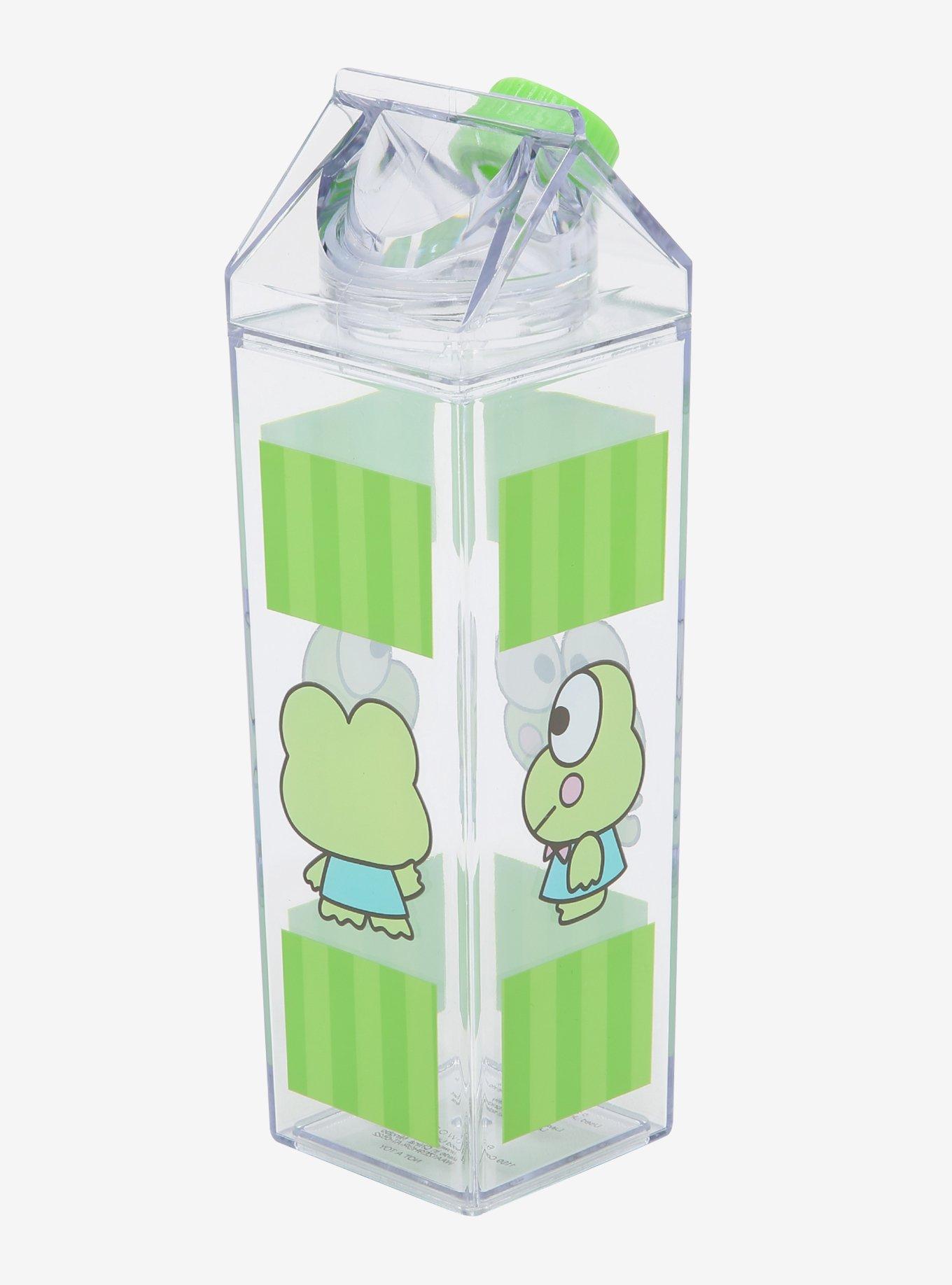 Keroppi Stripe Milk Carton Water Bottle, , alternate