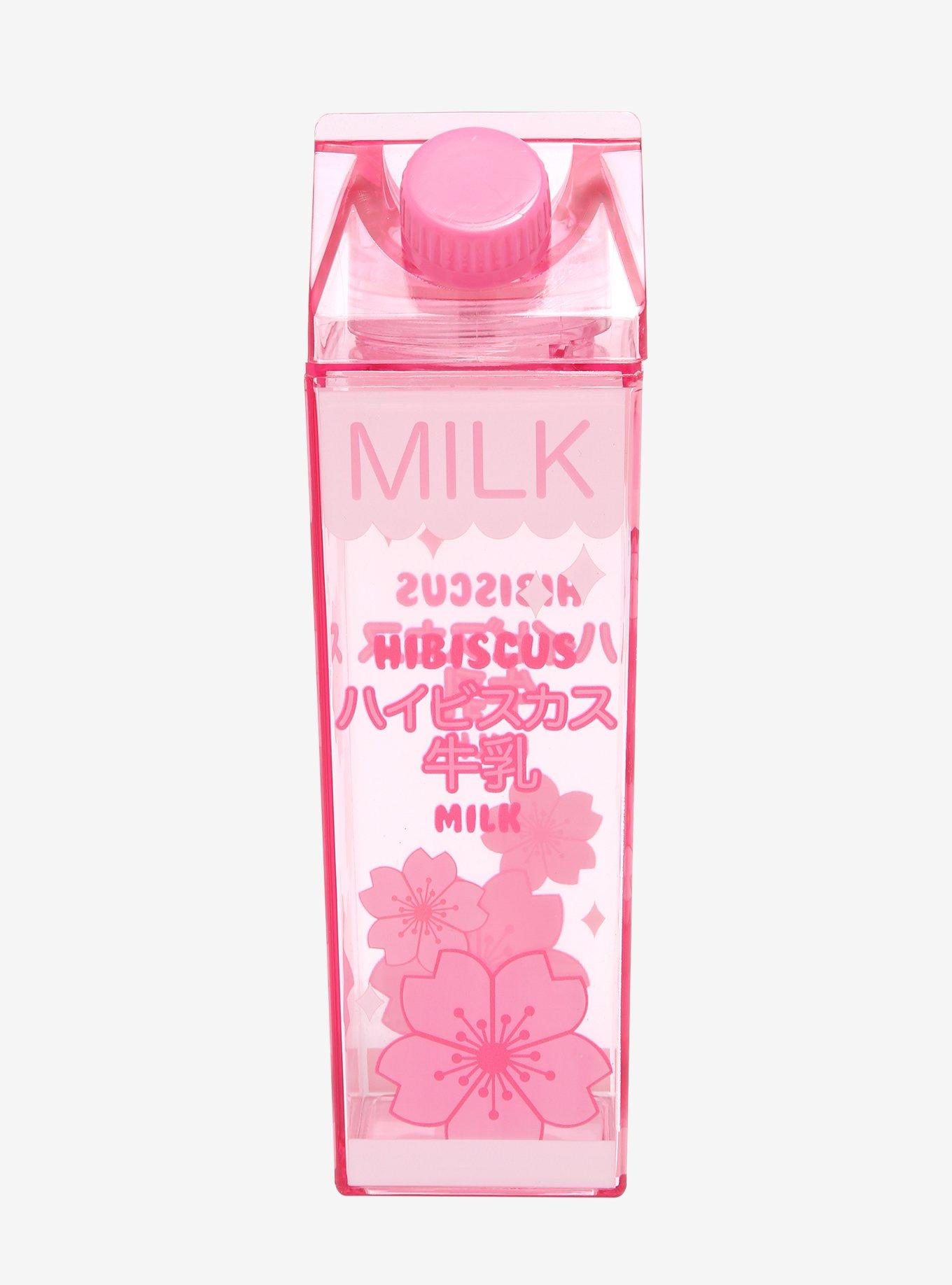 Hot Topic Kirby Snacks Milk Carton Water Bottle