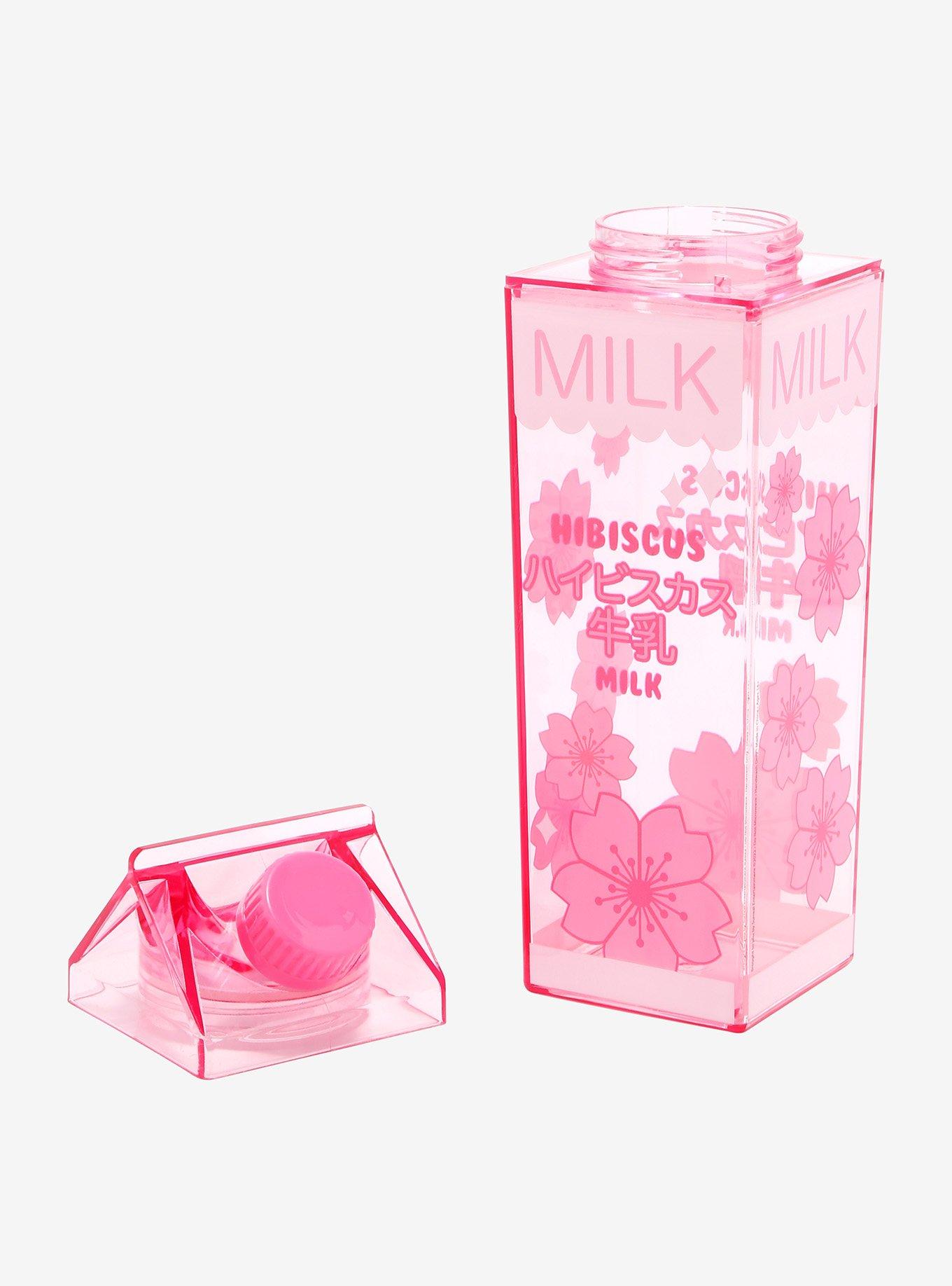 Hibiscus Milk Carton Water Bottle, , alternate