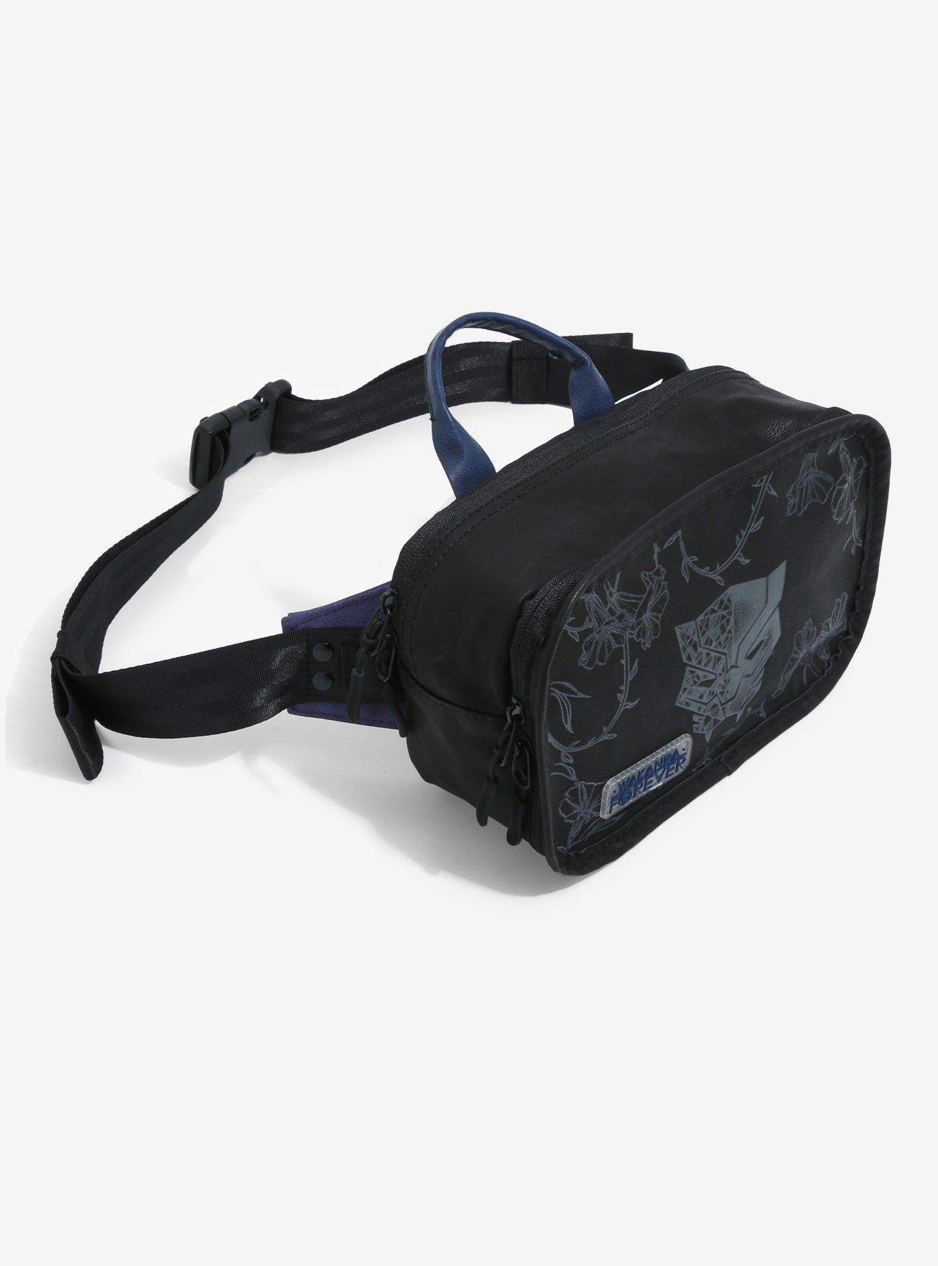 Marvel Black Panther: Wakanda Forever Floral Fanny Pack - BoxLunch Exclusive, , alternate