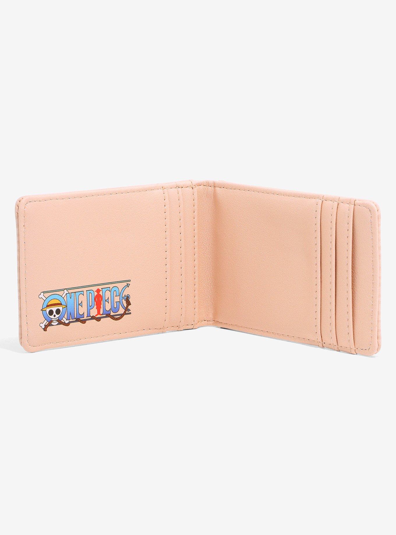 One Piece Monkey D. Luffy Wanted Poster Bifold Wallet - BoxLunch Exclusive, , alternate