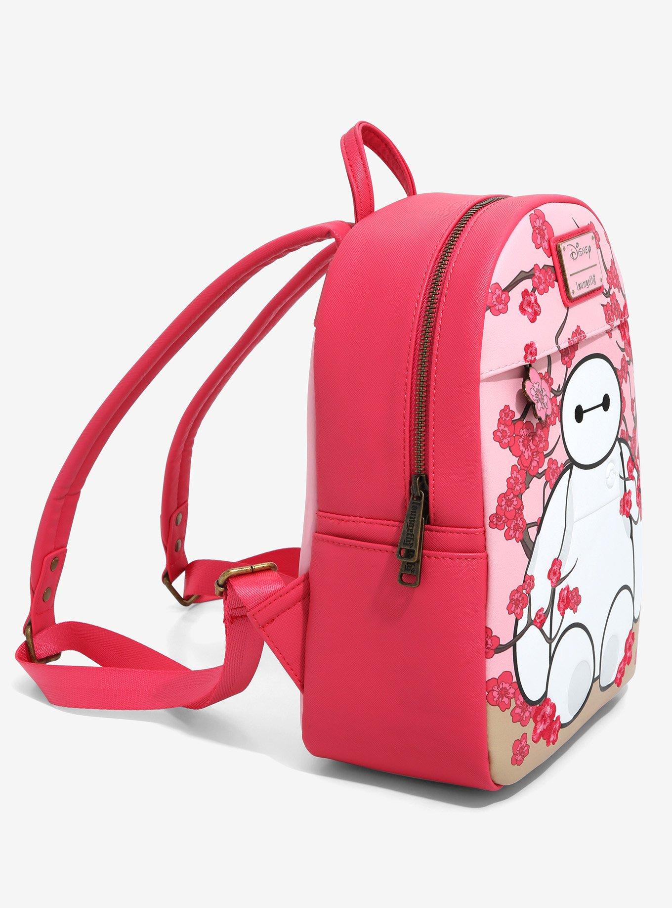 Loungefly Disney Big Hero 6 Baymax & Sakura Flowers Mini Backpack - BoxLunch Exclusive, , alternate