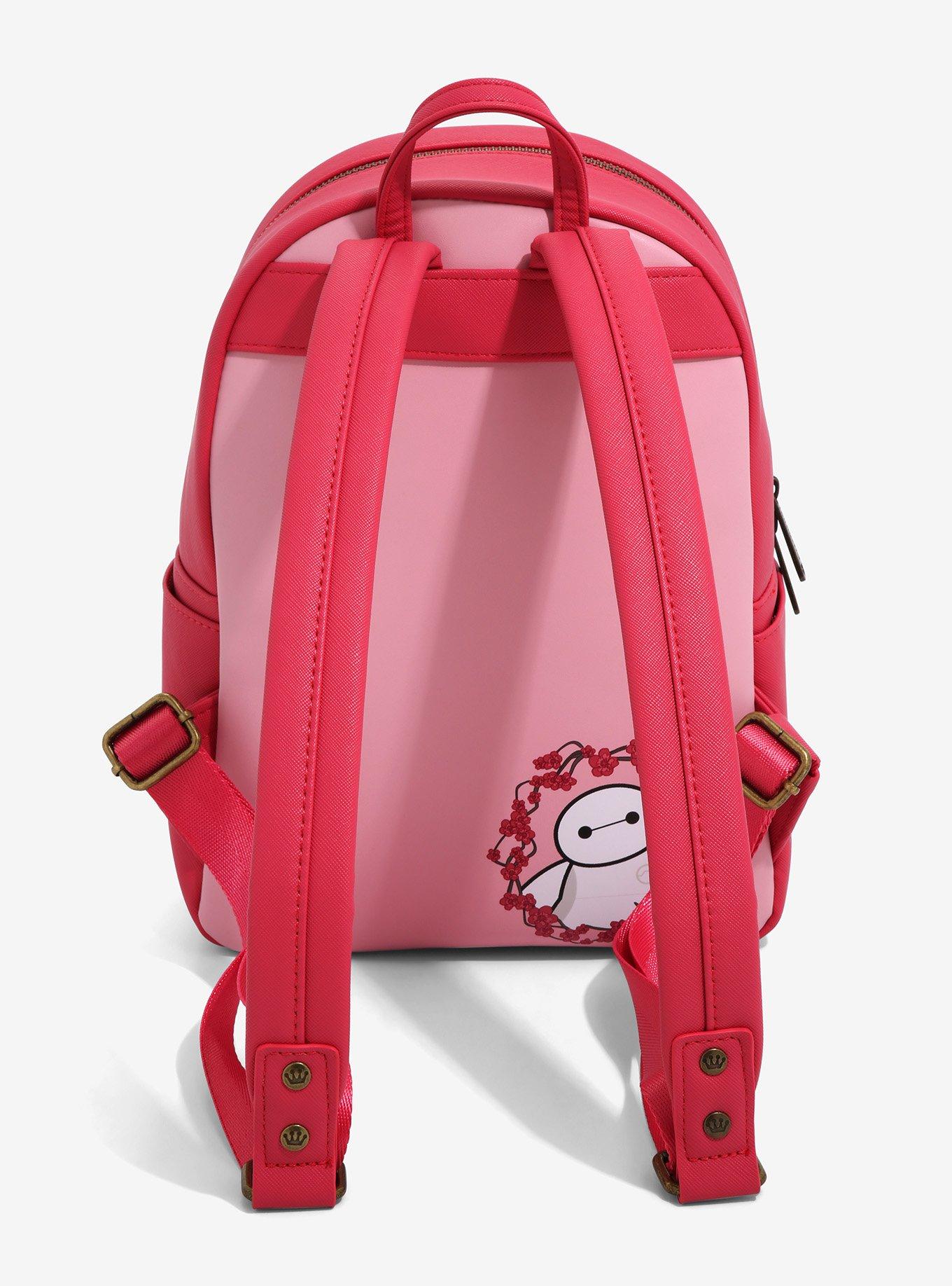 Loungefly Disney Big Hero 6 Baymax & Sakura Flowers Mini Backpack - BoxLunch Exclusive, , alternate