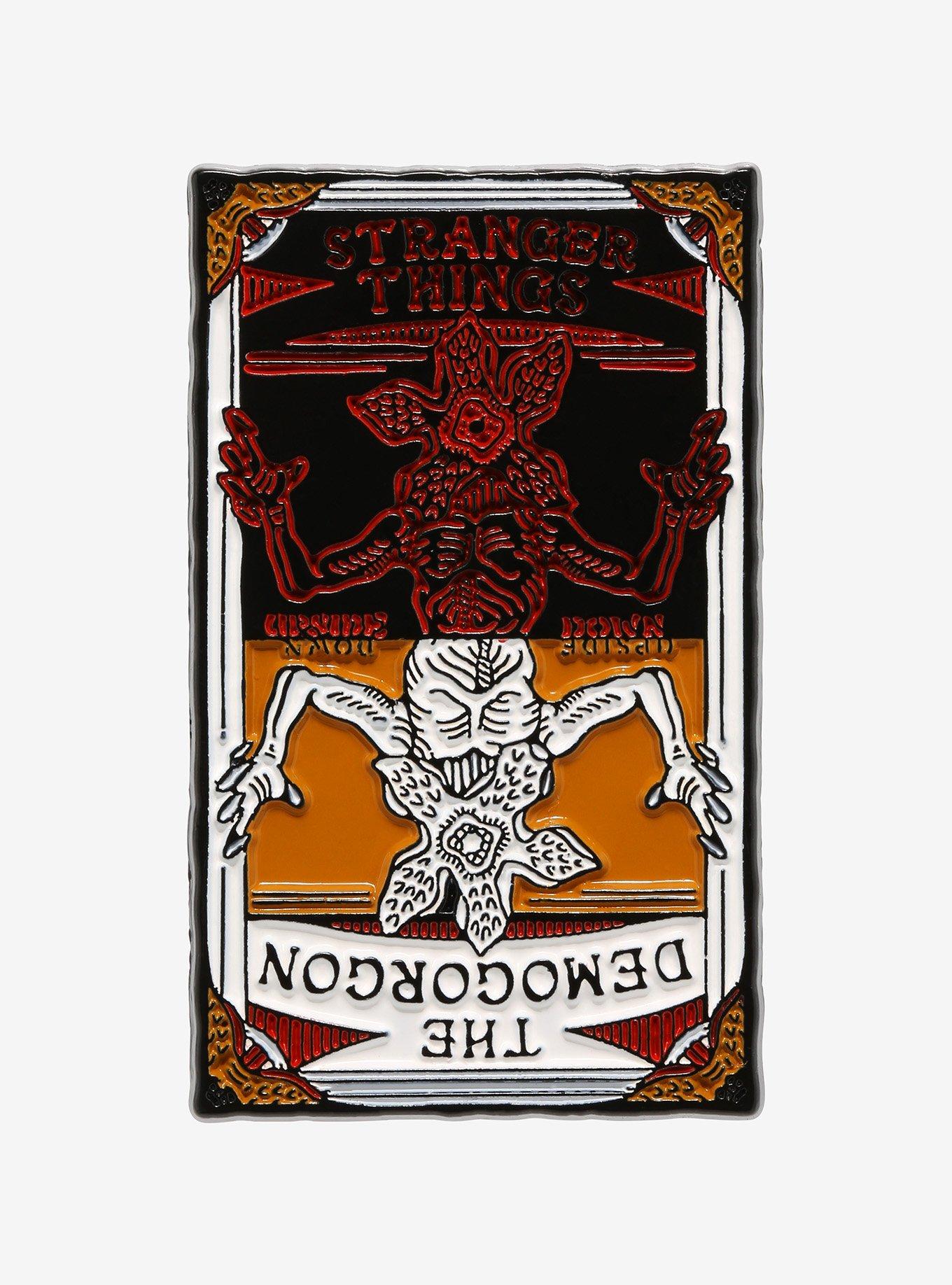 Stranger Things Demogorgon Upside Down Enamel Pin, , alternate