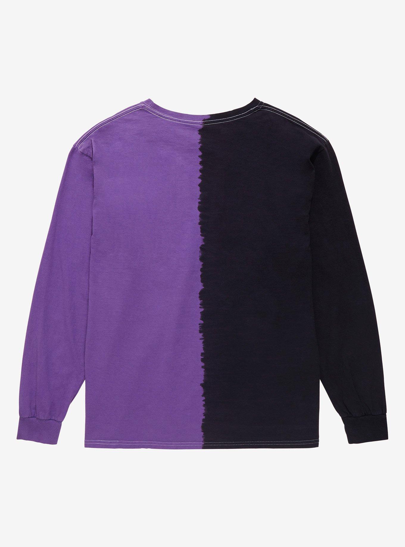 JoJo's Bizarre Adventure Golden Wind & Giorno Portraits Split-Dye Long Sleeve T-Shirt - BoxLunch Exclusive, TIE DYE, alternate