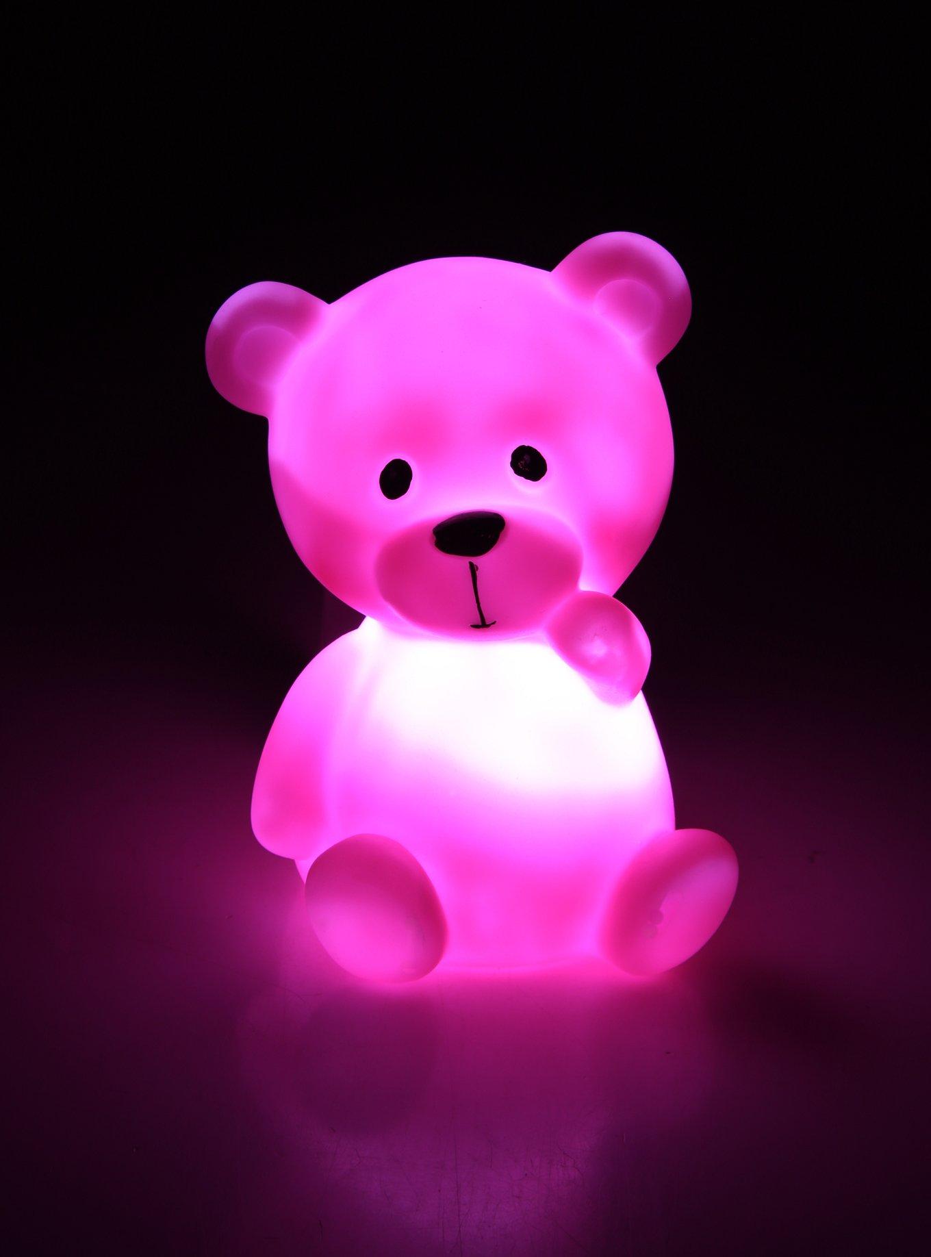 Pink Teddy Bear Light, , alternate