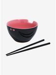 Kuromi Ramen Bowl With Chopsticks, , alternate