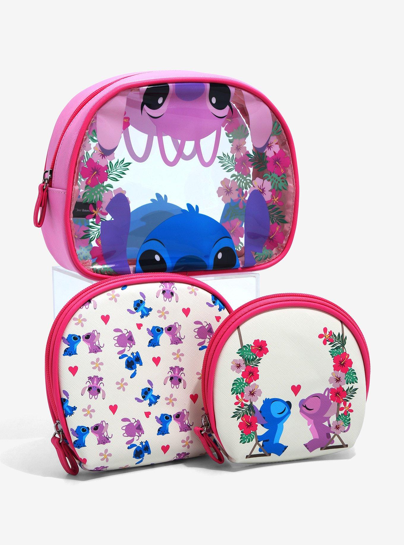 Disney Lilo & Stitch: The Series Angel & Stitch Cosmetic Bag Set ...