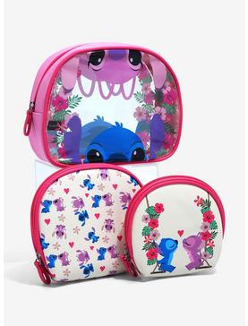 Disney Lilo & Stitch: The Series Angel & Stitch Cosmetic Bag Set - BoxLunch Exclusive, , hi-res