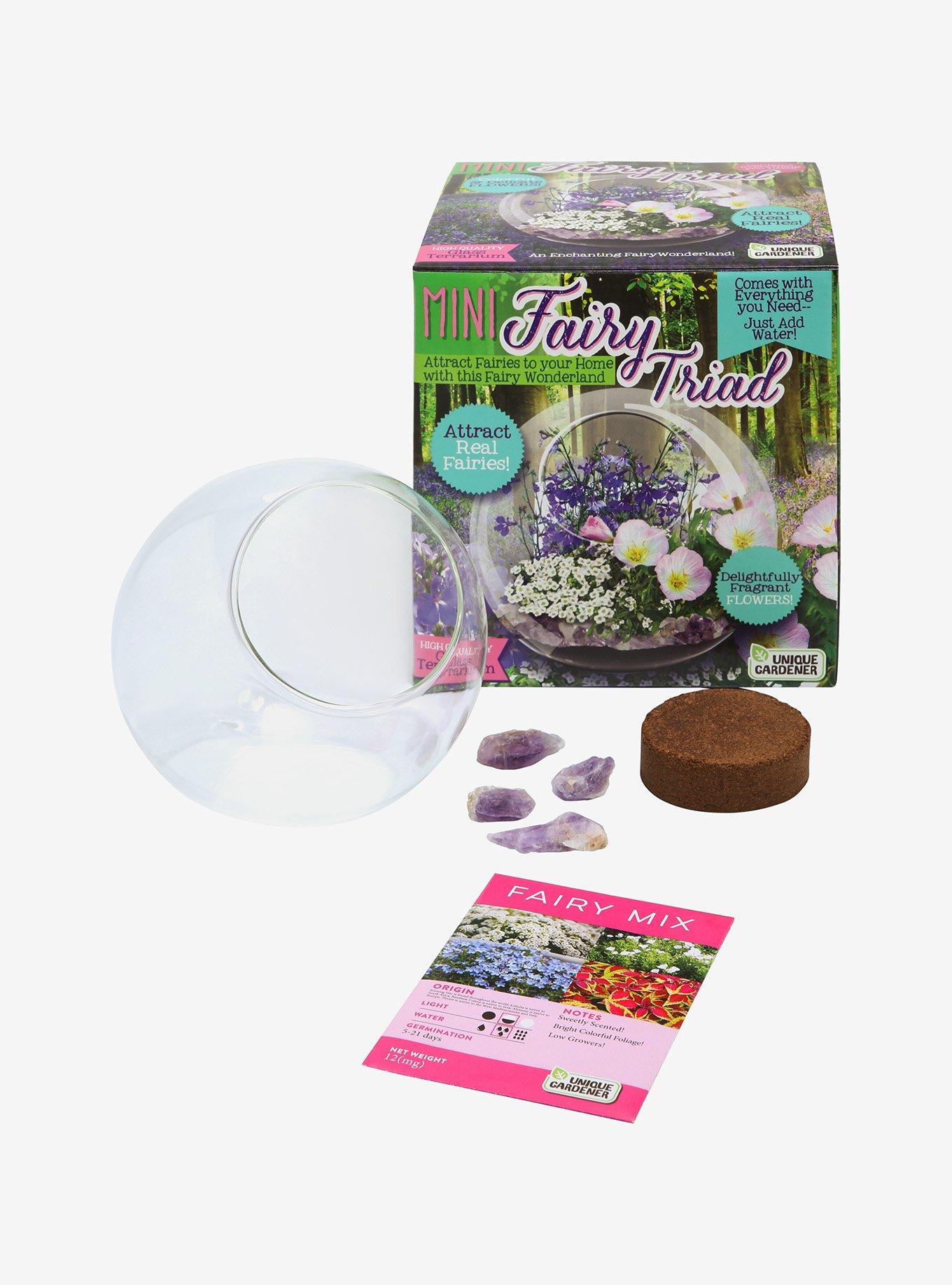 Mini Fairy Triad Terrarium, , alternate