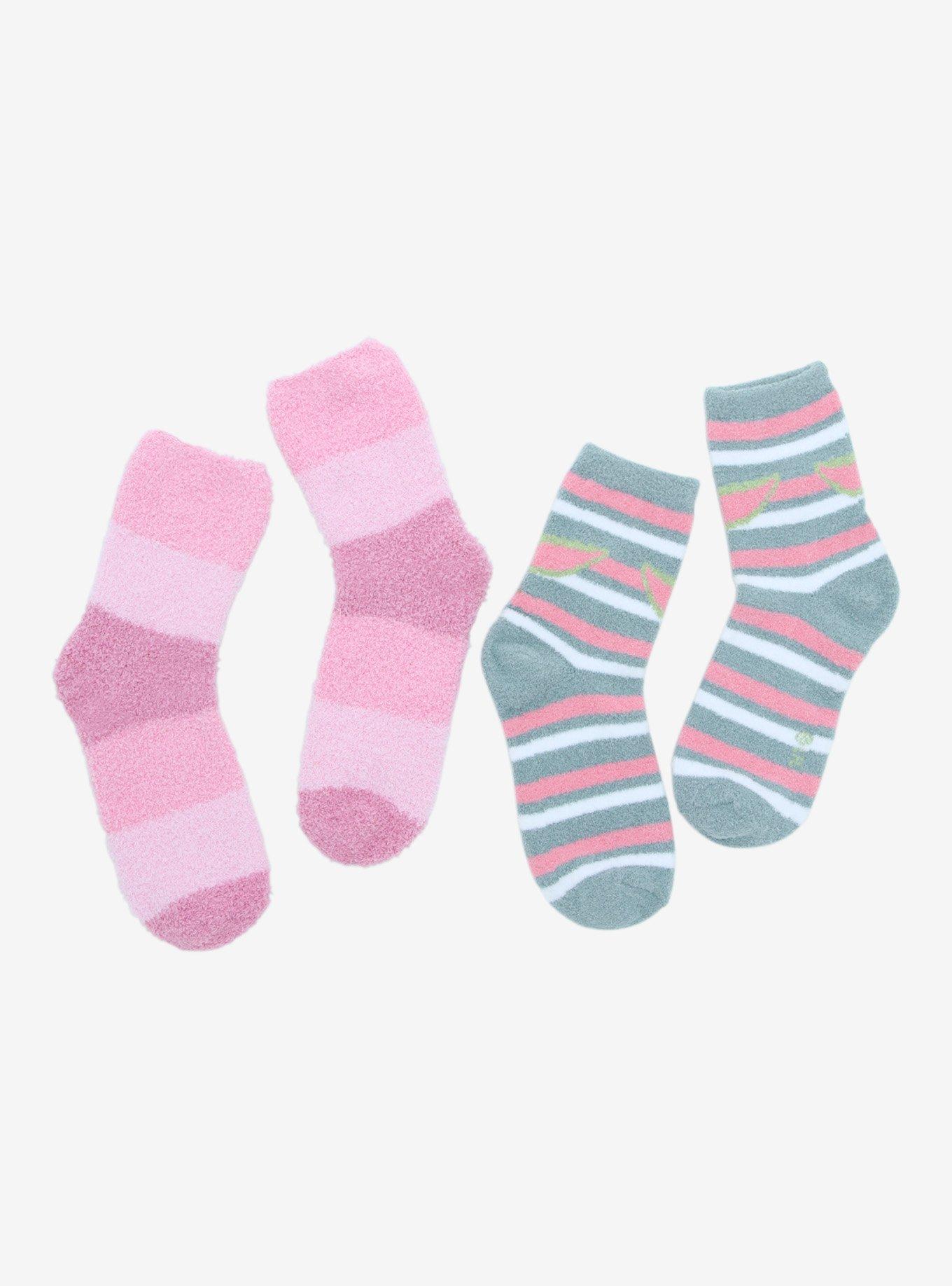 Star Wars The Mandalorian Grogu Fuzzy Ankle Socks 2 Pair, , alternate