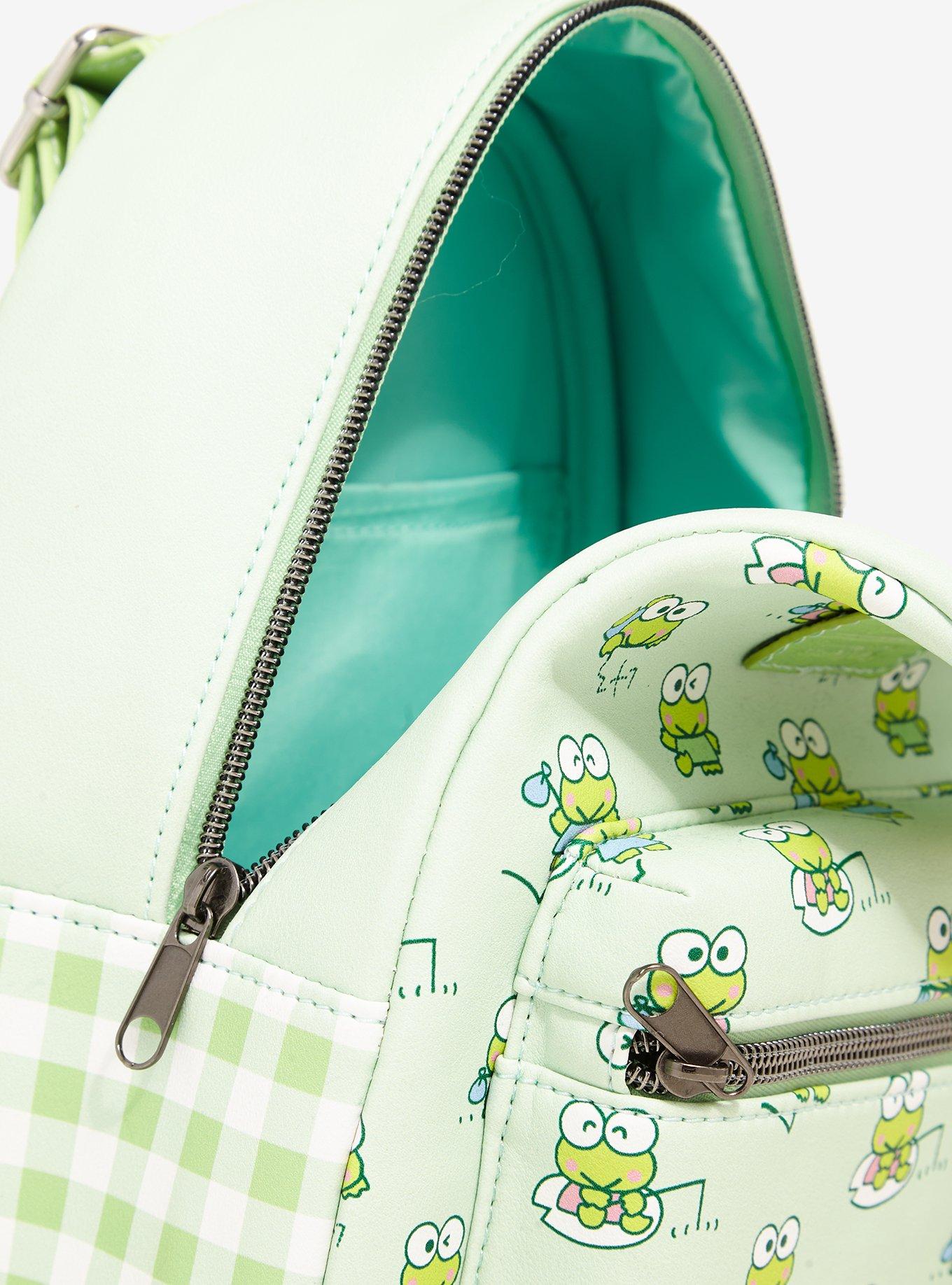 Loungefly Keroppi Gingham Mini Backpack, , alternate