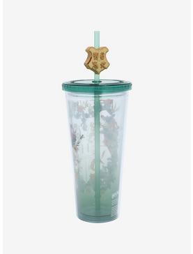 Harry Potter Hogwarts Floral Acrylic Travel Cup, , hi-res