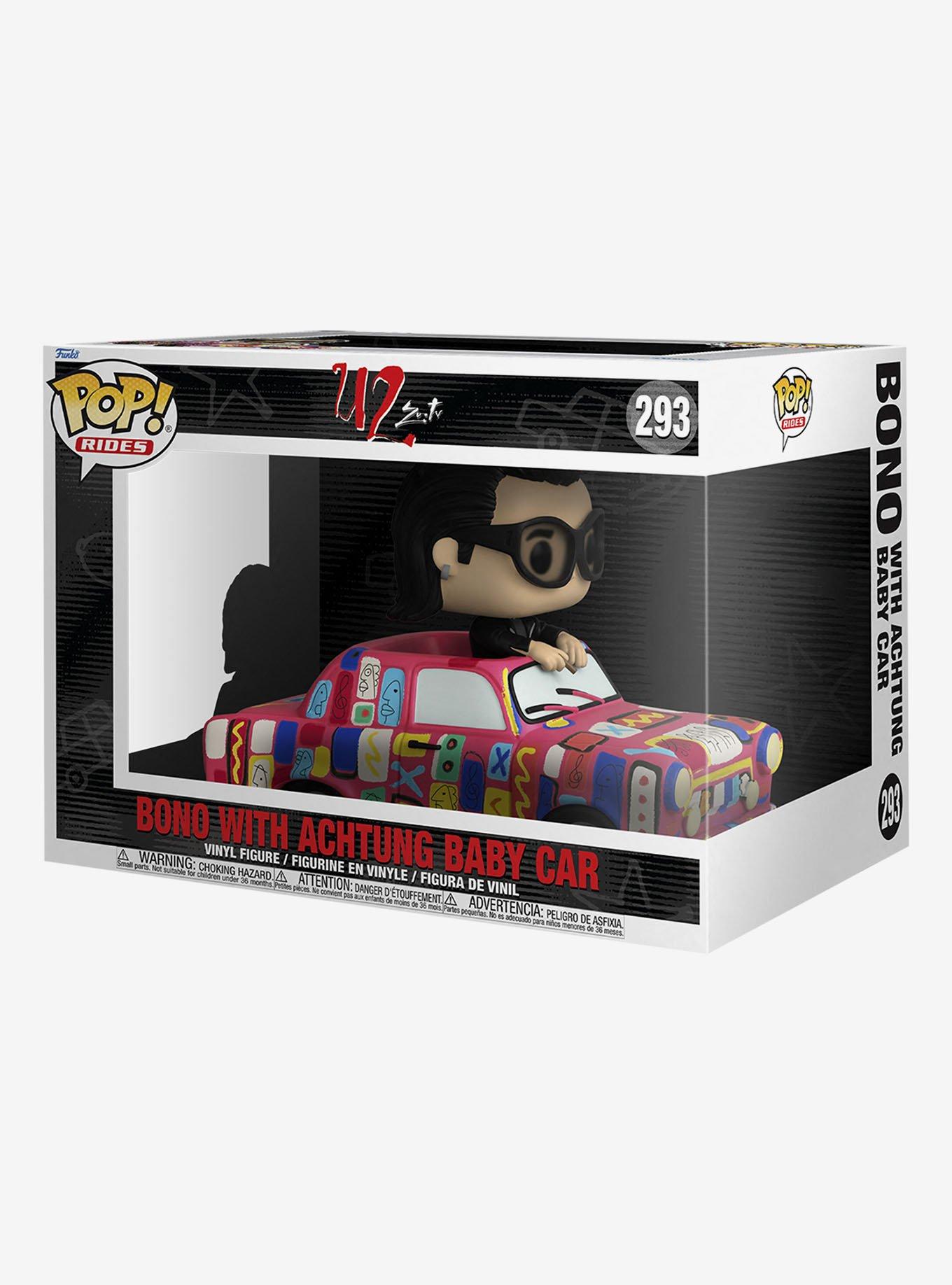 Funko Pop! Rides U2 Zoo TV Bono with Achtung Baby Car Vinyl Figure, , alternate