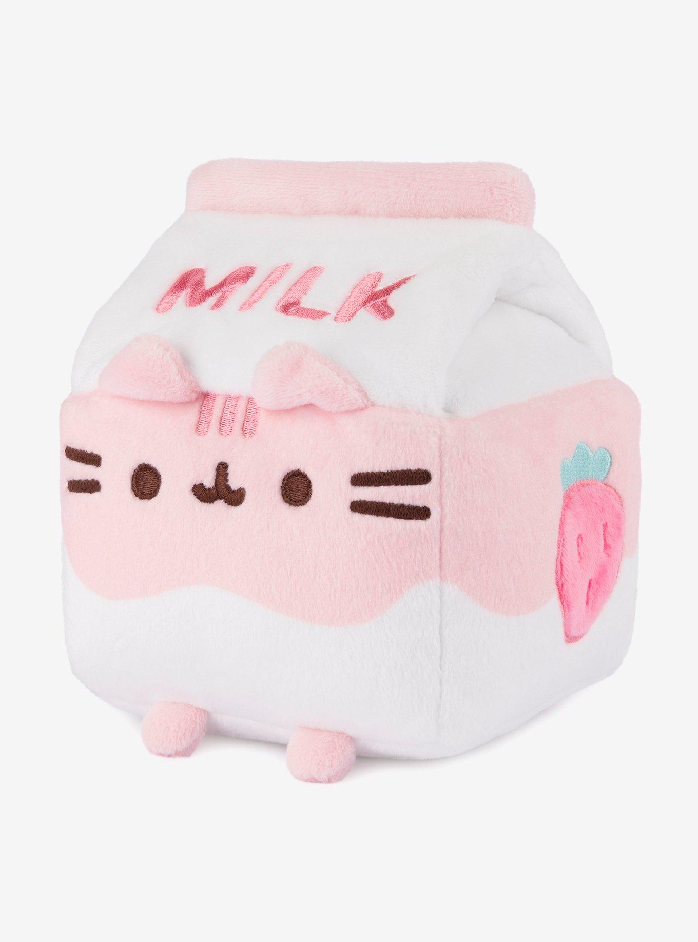 Pusheen Strawberry Milk Plush, , alternate