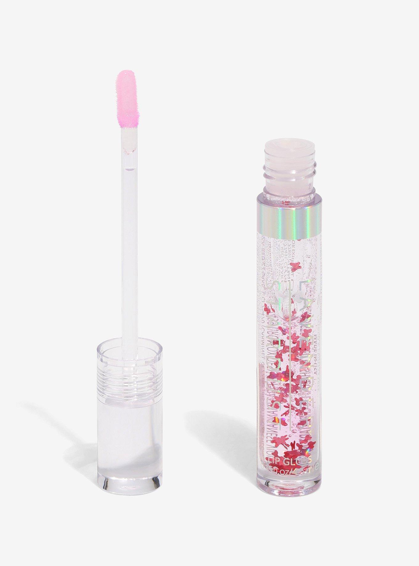 Lavender Stardust Bubble Butterfly Lip Gloss, , alternate