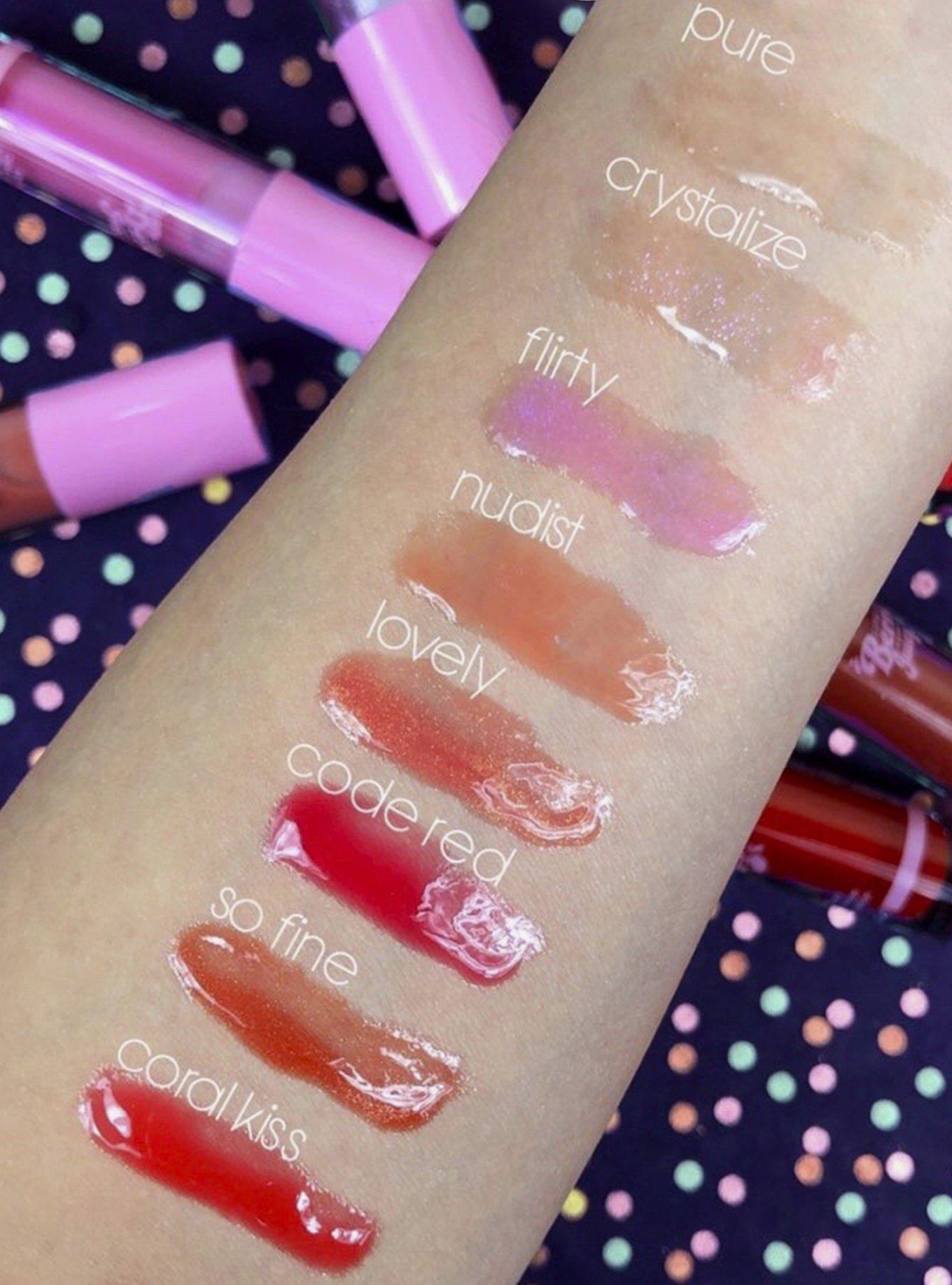 Rude Cosmetics Berry Juicy Coral Kiss Lip Gloss, , alternate