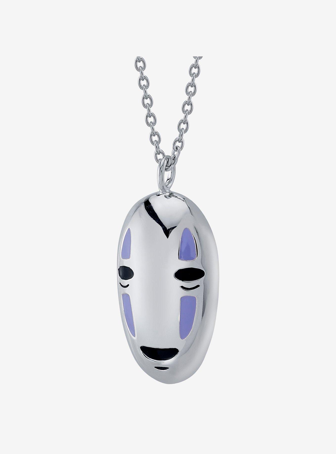Studio Ghibli X RockLove Spirited Away No-Face Necklace, , alternate