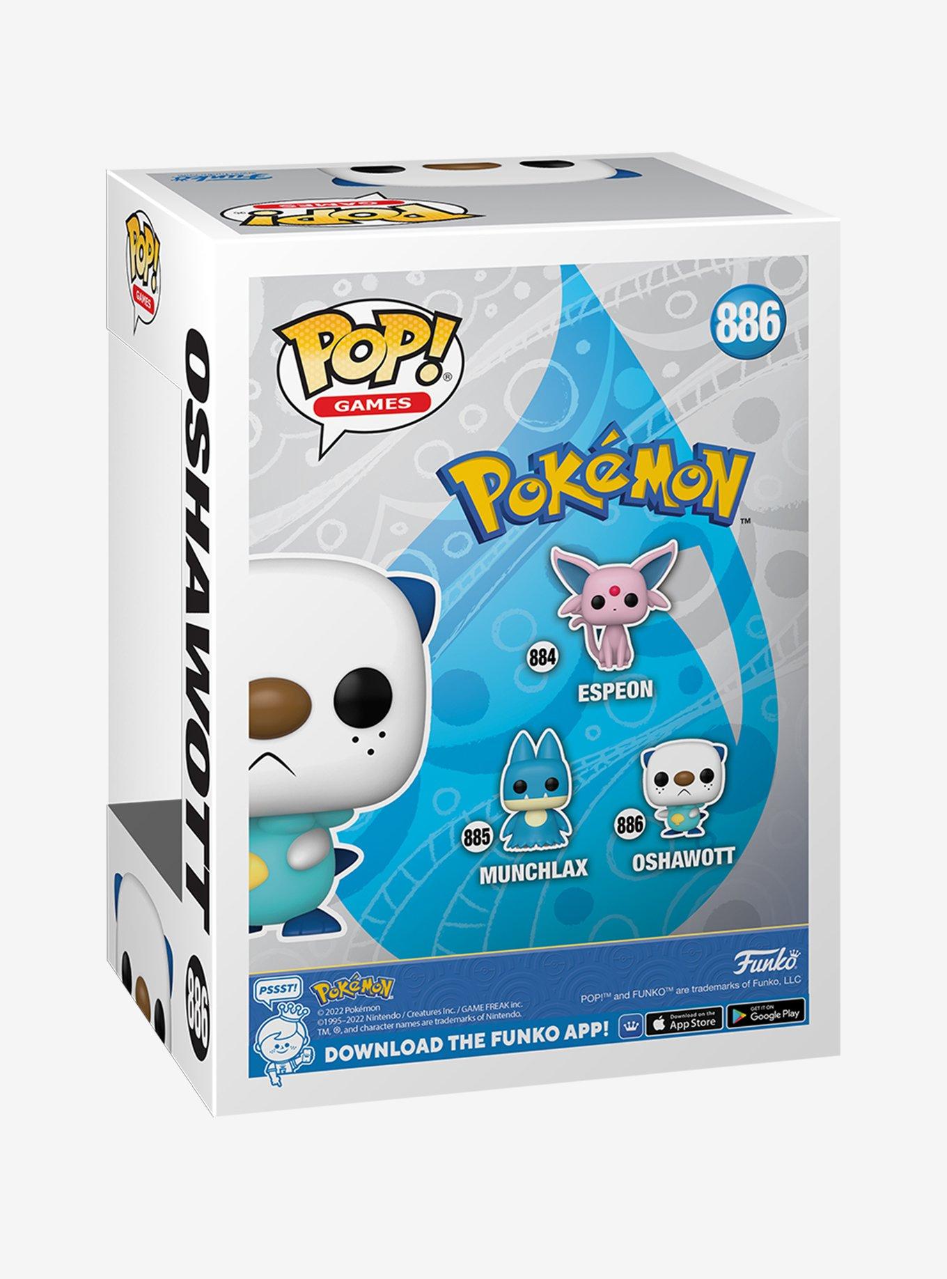 Funko Pokemon Pop! Games Oshawott Vinyl Figure, , alternate