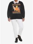 Her Universe Disney Halloween Winnie The Pooh & Friends Collared Girls Sweatshirt Plus Size, MULTI, alternate