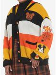 Her Universe Disney Halloween Mickey Mouse Stripe Girls Hooded Cardigan Plus Size, MULTI, alternate