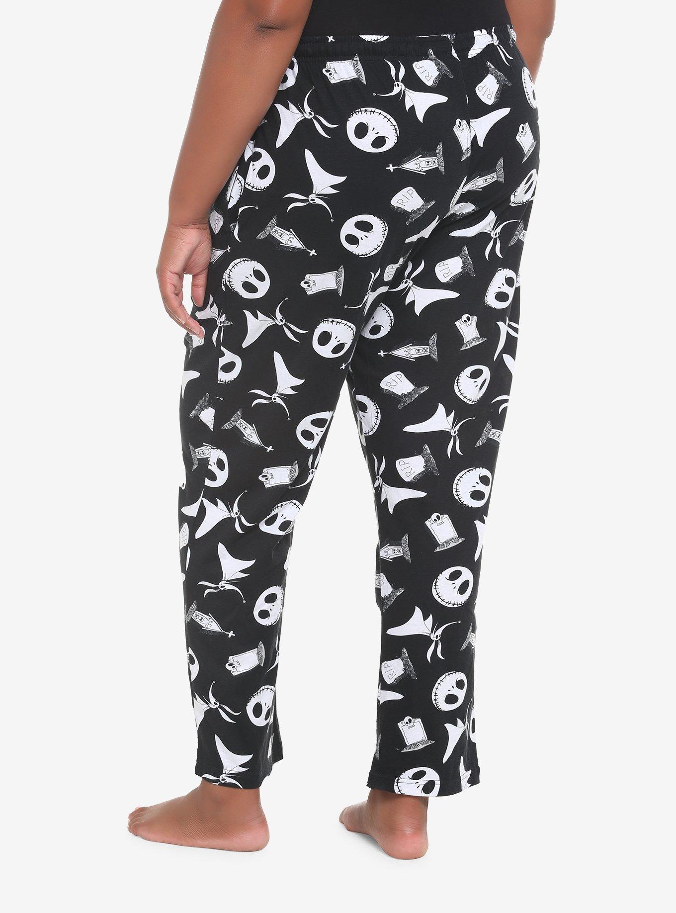 The Nightmare Before Christmas Jack & Zero Pajama Pants Plus Size, , hi-res