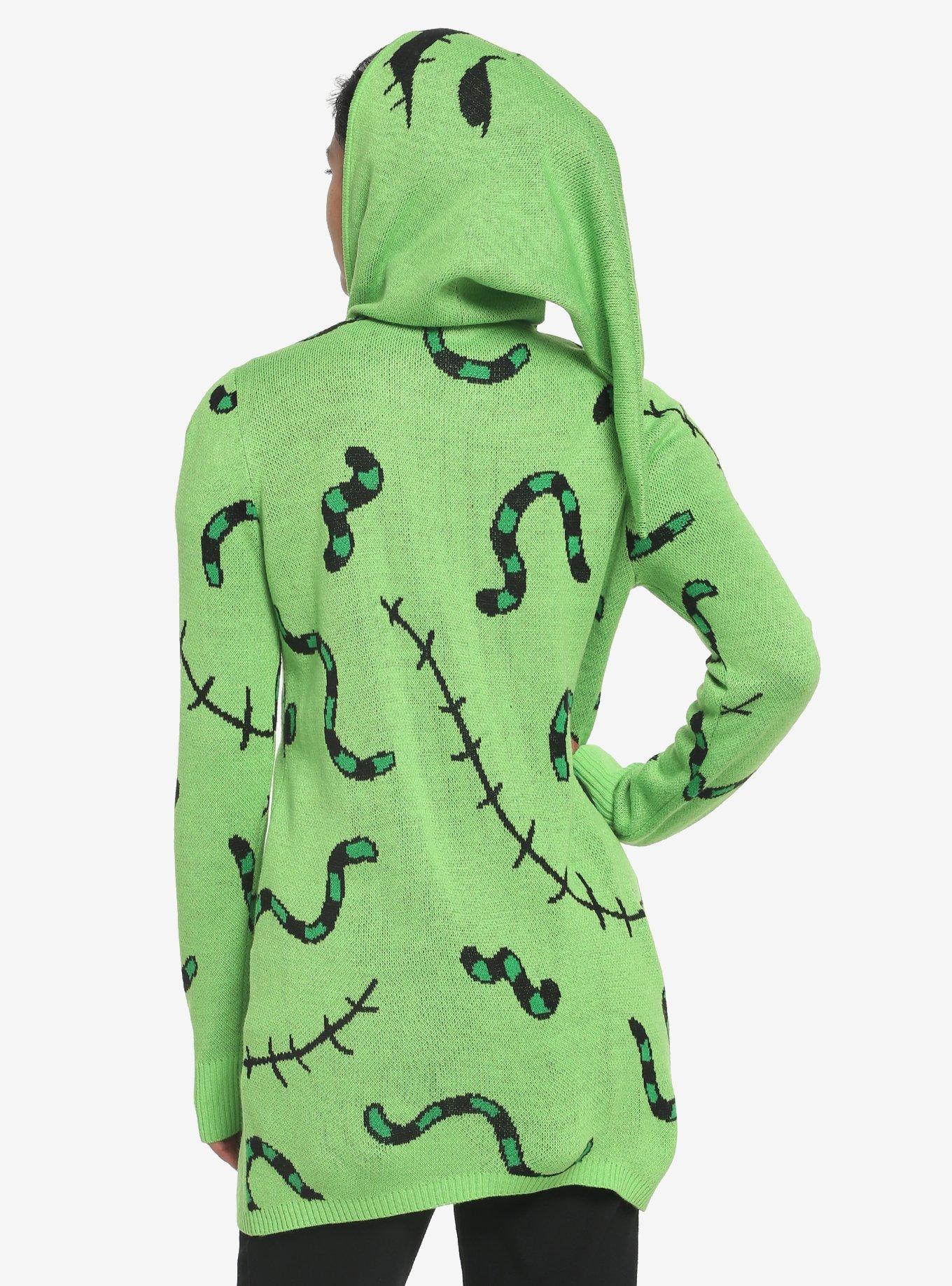 The Nightmare Before Christmas Oogie Boogie Drape Girls Cardigan, MULTI, alternate