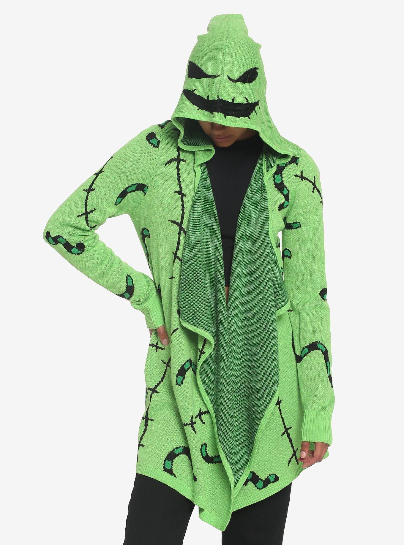 The Nightmare Before Christmas Oogie Boogie Drape Girls Cardigan, MULTI, alternate